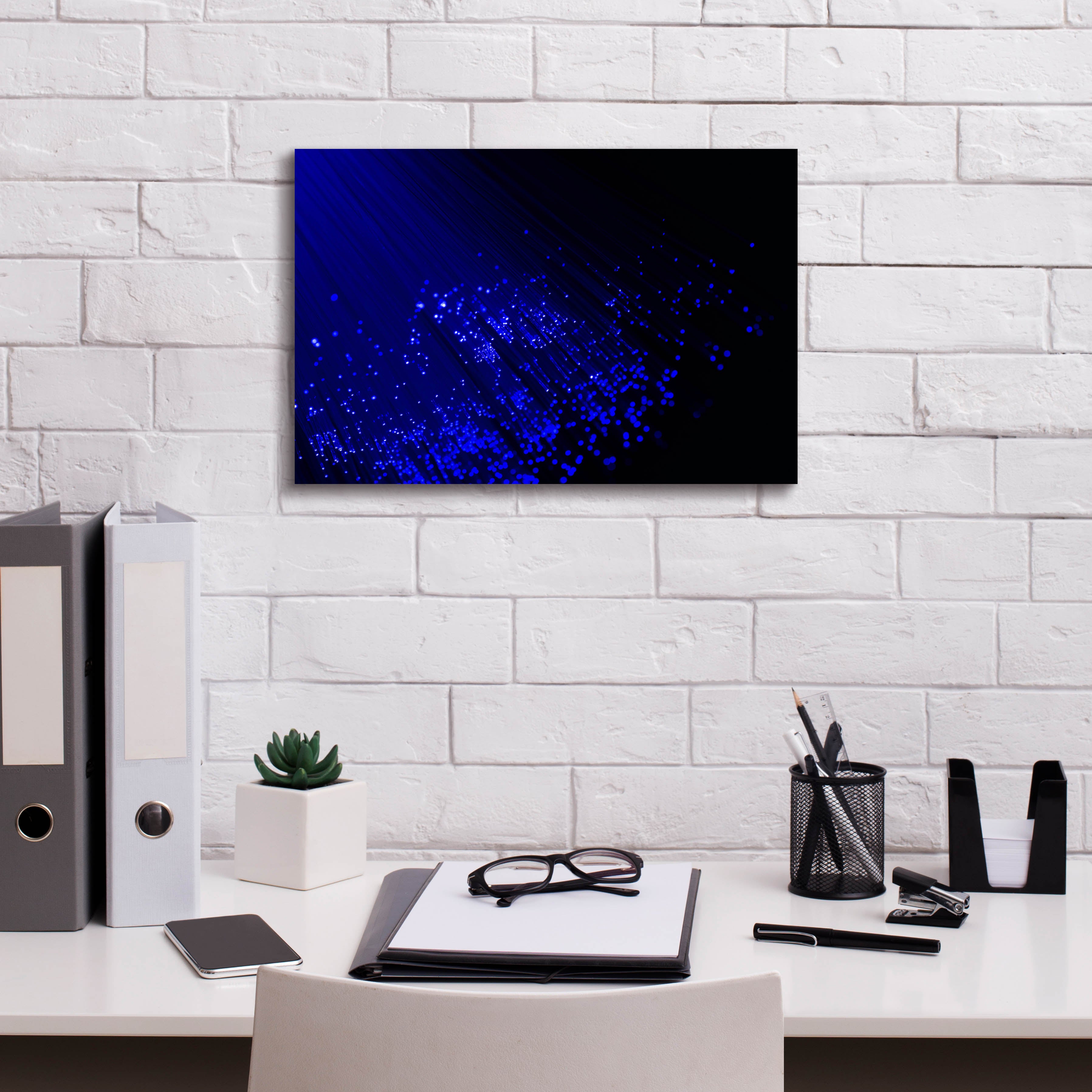 'Twilight Rain' by Epic Portfolio, Canvas Wall Art,18 x 12