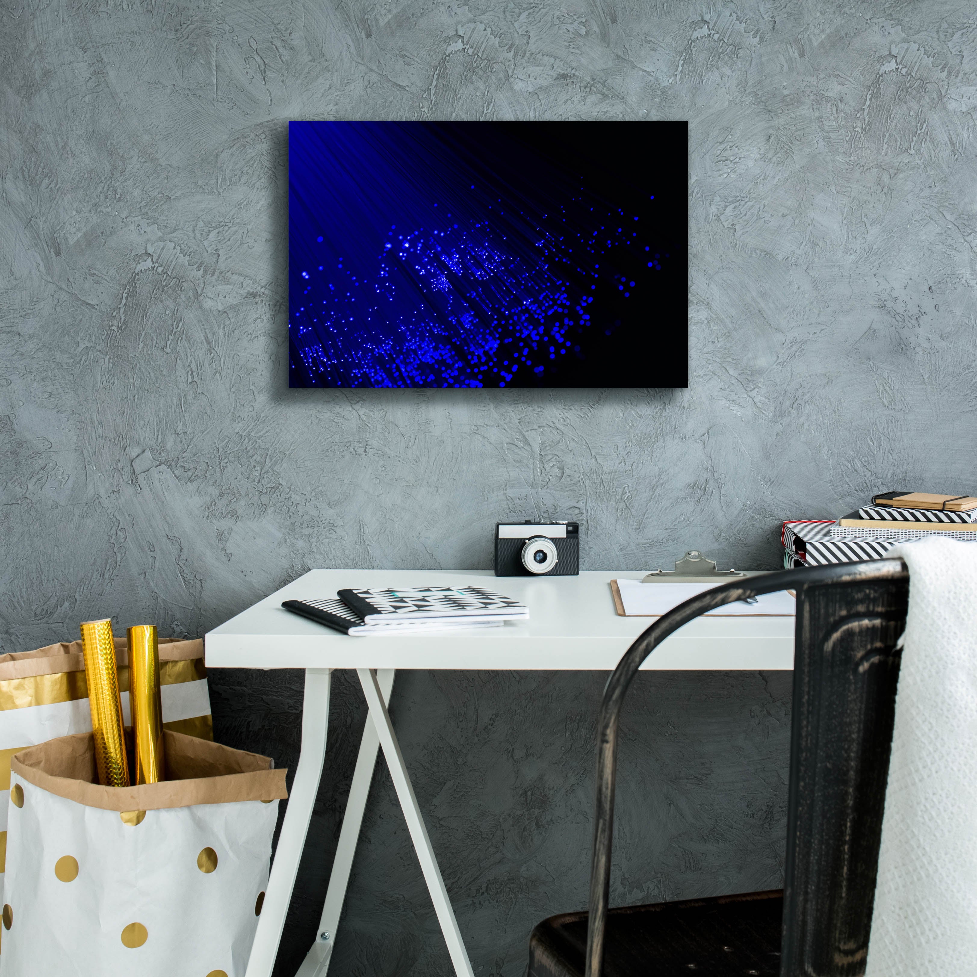 'Twilight Rain' by Epic Portfolio, Canvas Wall Art,18 x 12