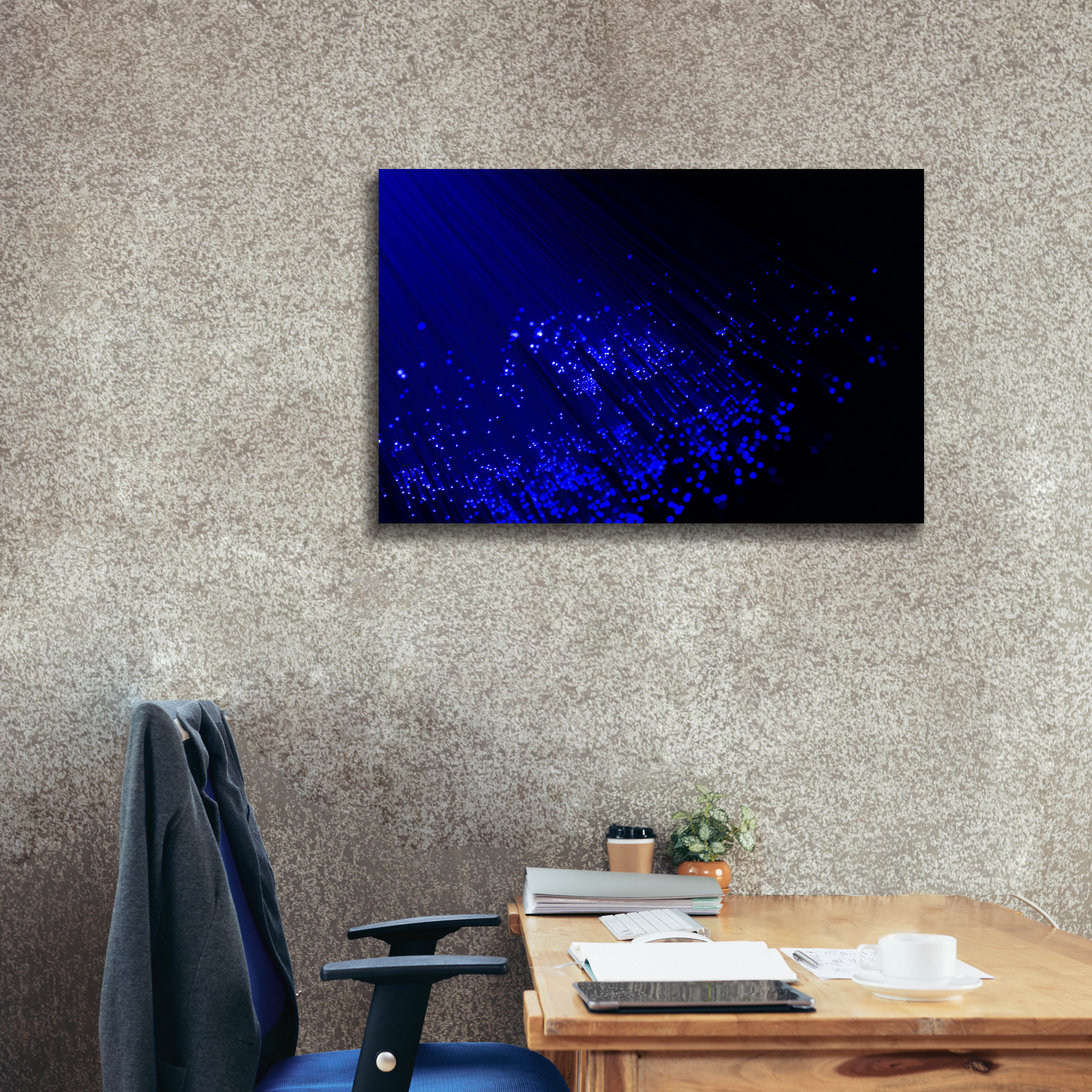 'Twilight Rain' by Epic Portfolio, Canvas Wall Art,40 x 26