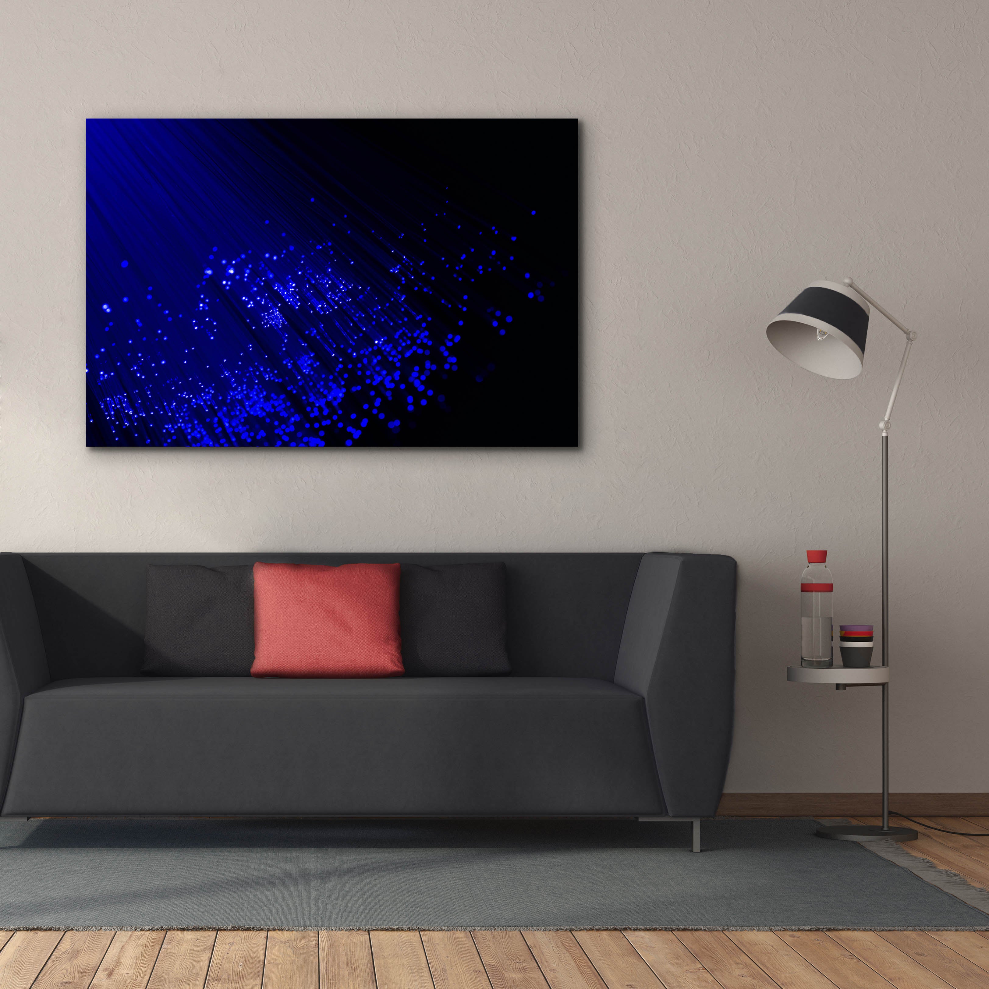 'Twilight Rain' by Epic Portfolio, Canvas Wall Art,60 x 40