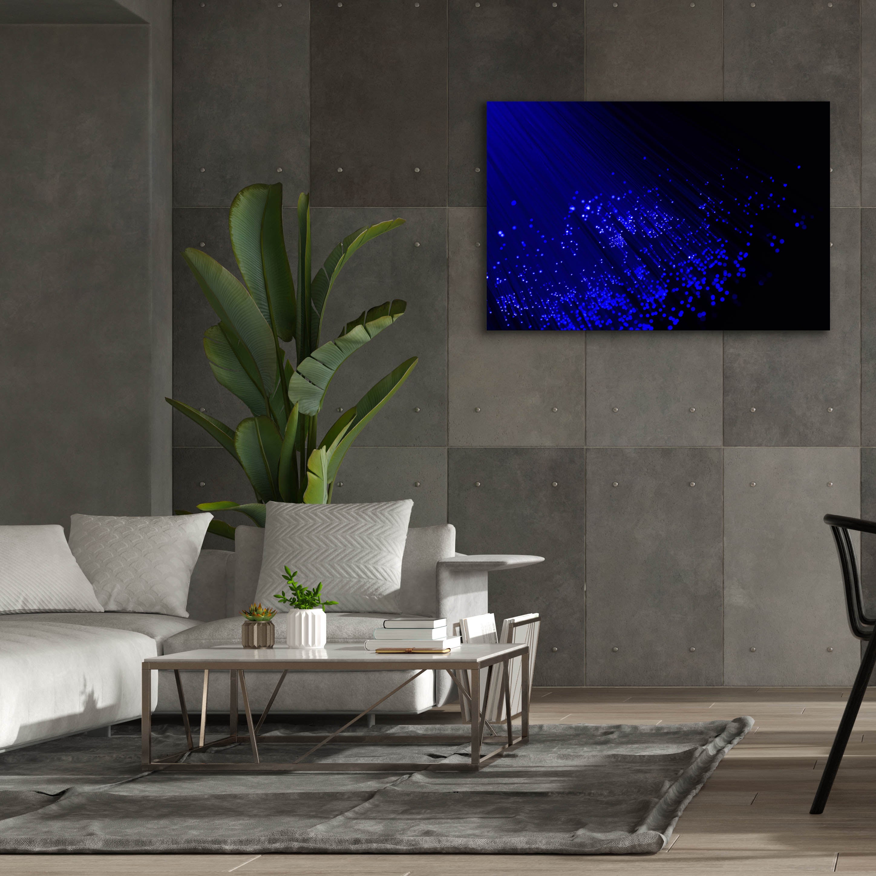 'Twilight Rain' by Epic Portfolio, Canvas Wall Art,60 x 40