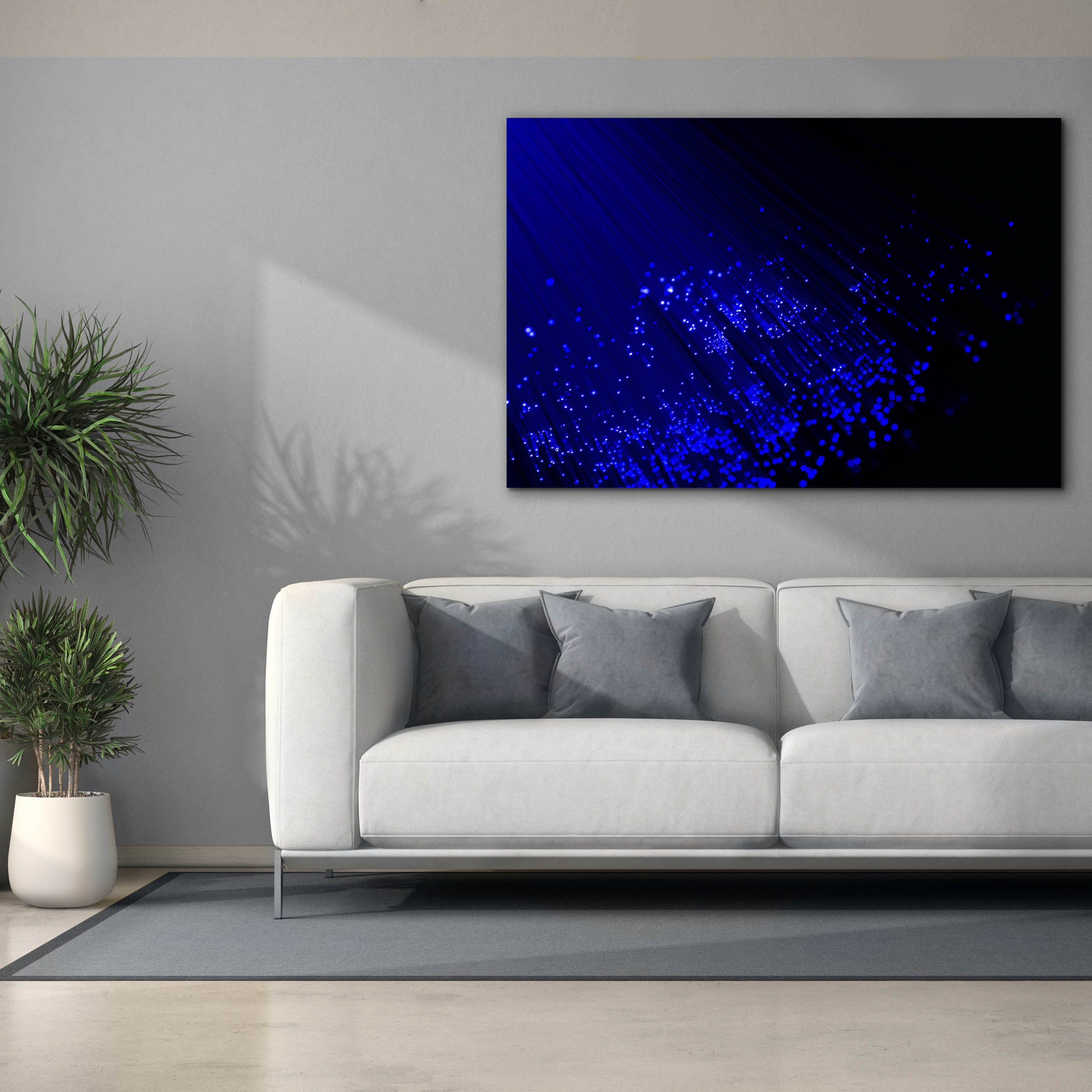 'Twilight Rain' by Epic Portfolio, Canvas Wall Art,60 x 40