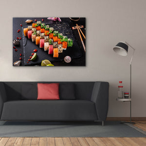'Sushi Board' by Epic Portfolio, Canvas Wall Art,60 x 40