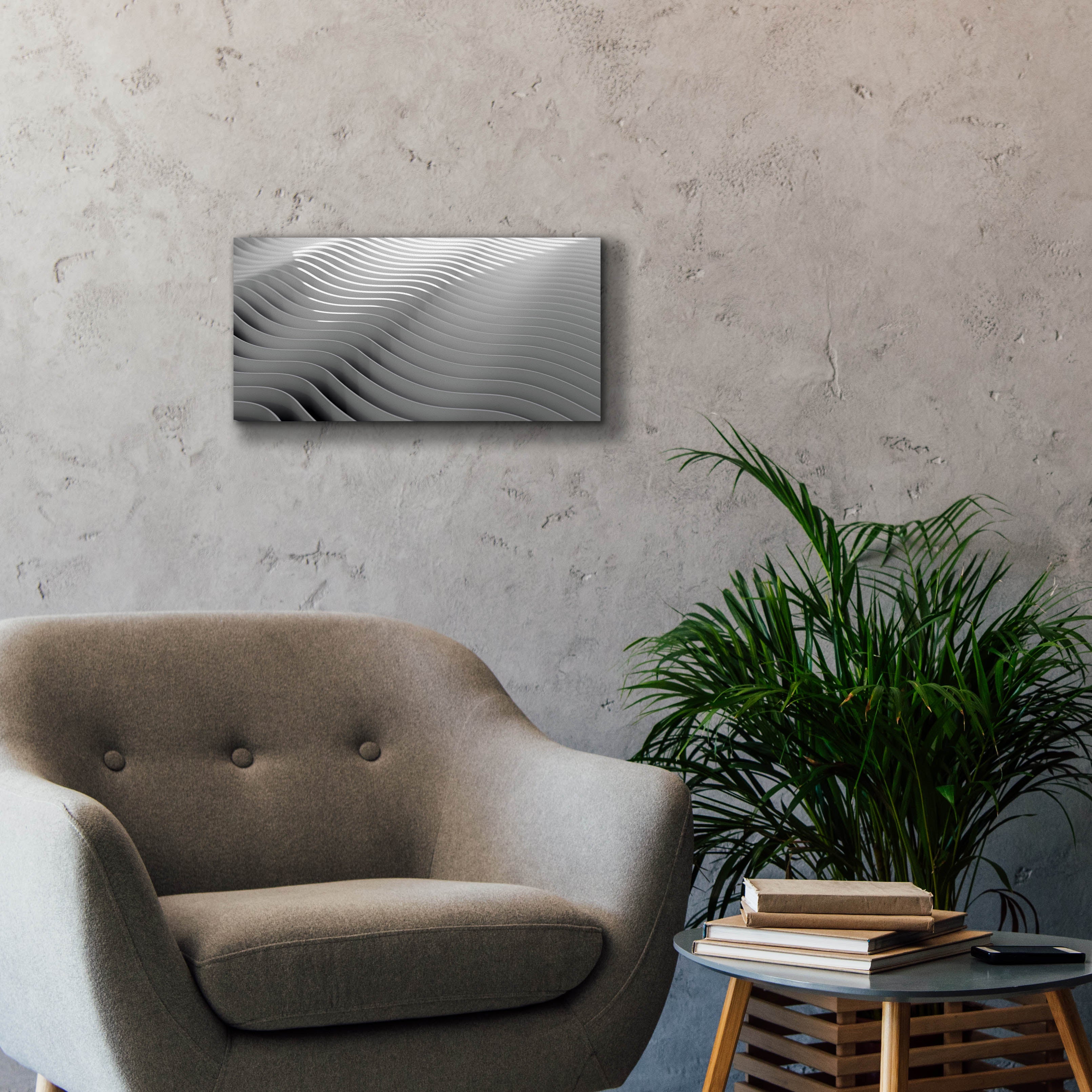 'Steel Desert' by Epic Portfolio, Canvas Wall Art,24 x 12