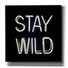 'Stay Wild In Neon White' by Epic Portfolio, Canvas Wall Art