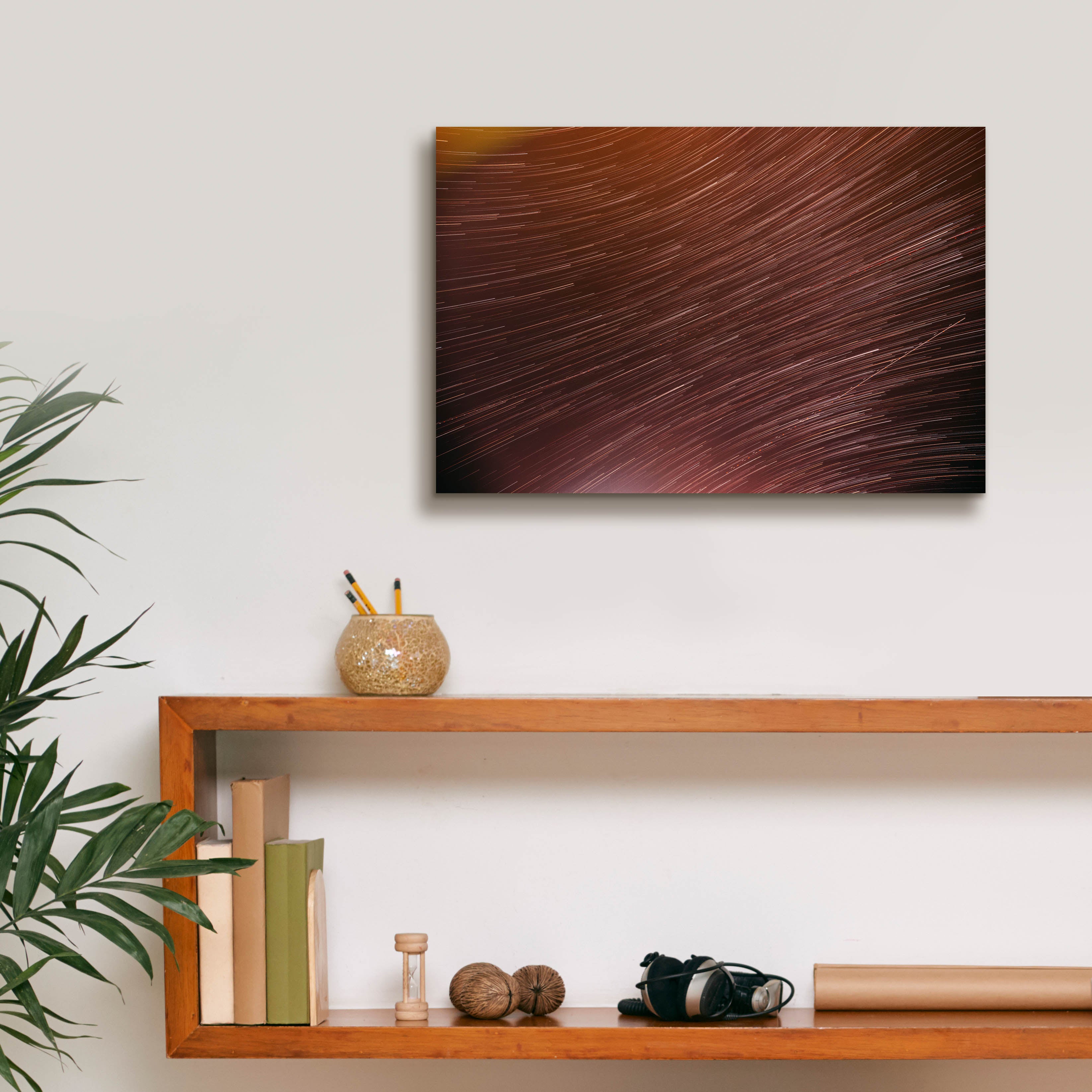 'Star Trails' by Epic Portfolio, Canvas Wall Art,18 x 12
