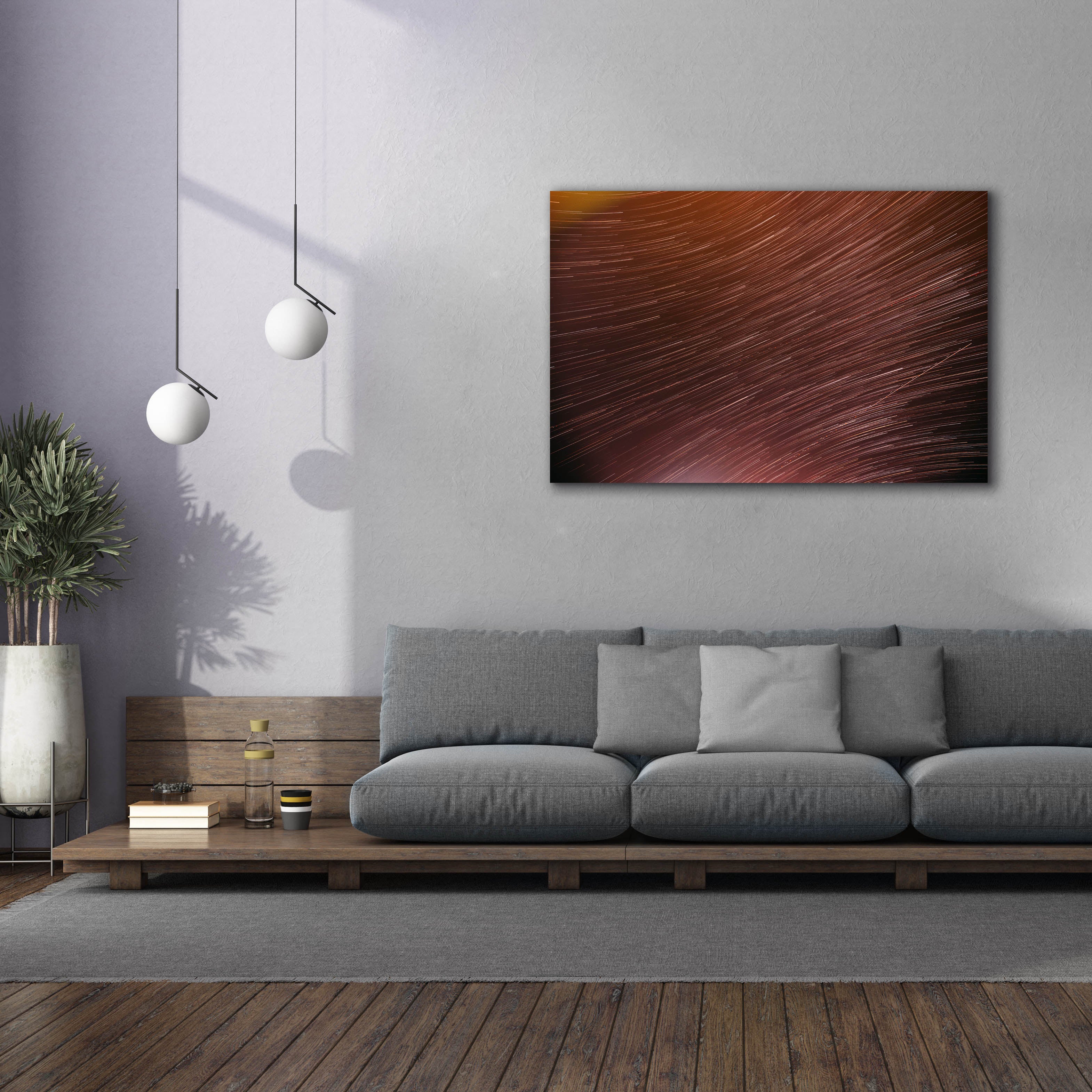 'Star Trails' by Epic Portfolio, Canvas Wall Art,60 x 40