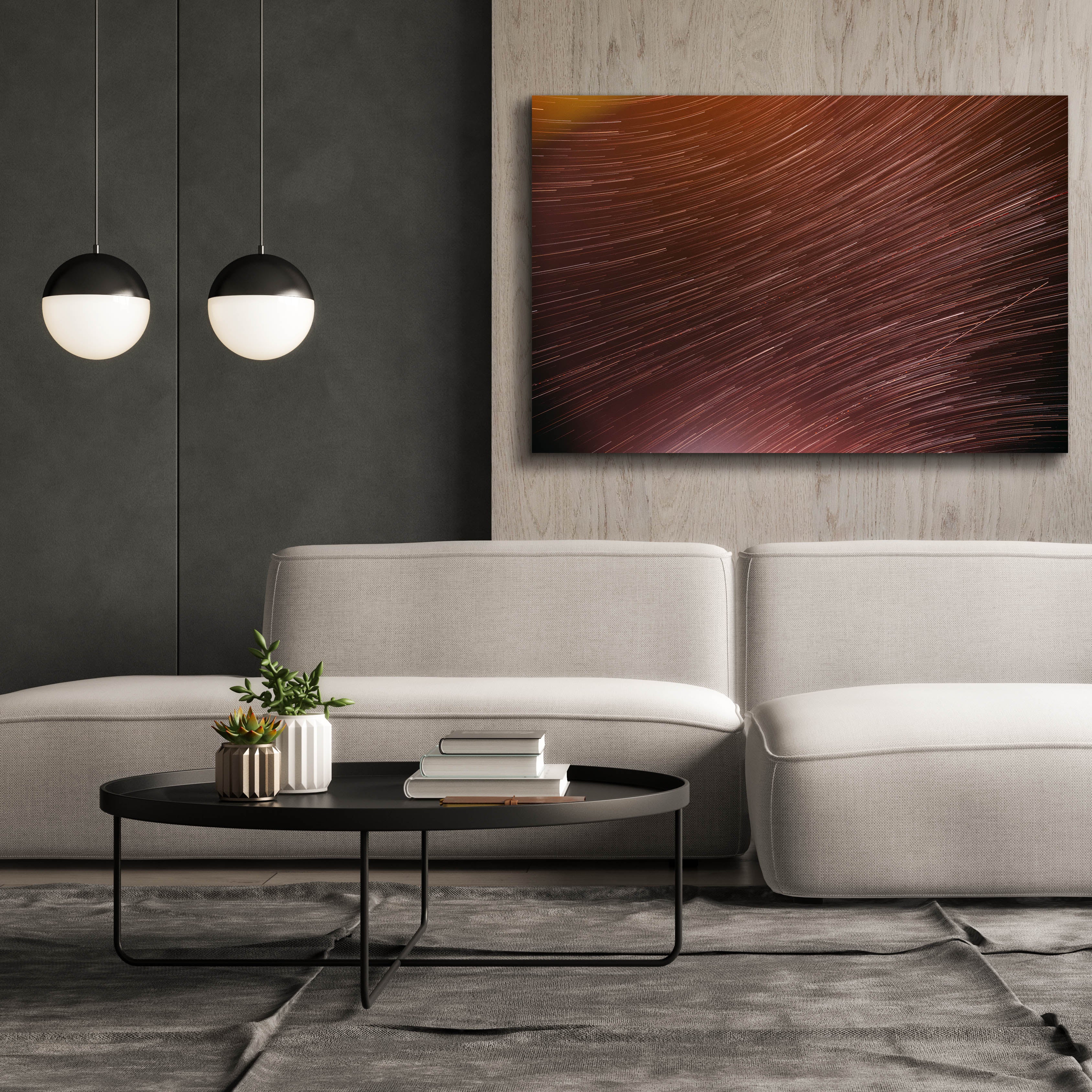 'Star Trails' by Epic Portfolio, Canvas Wall Art,60 x 40