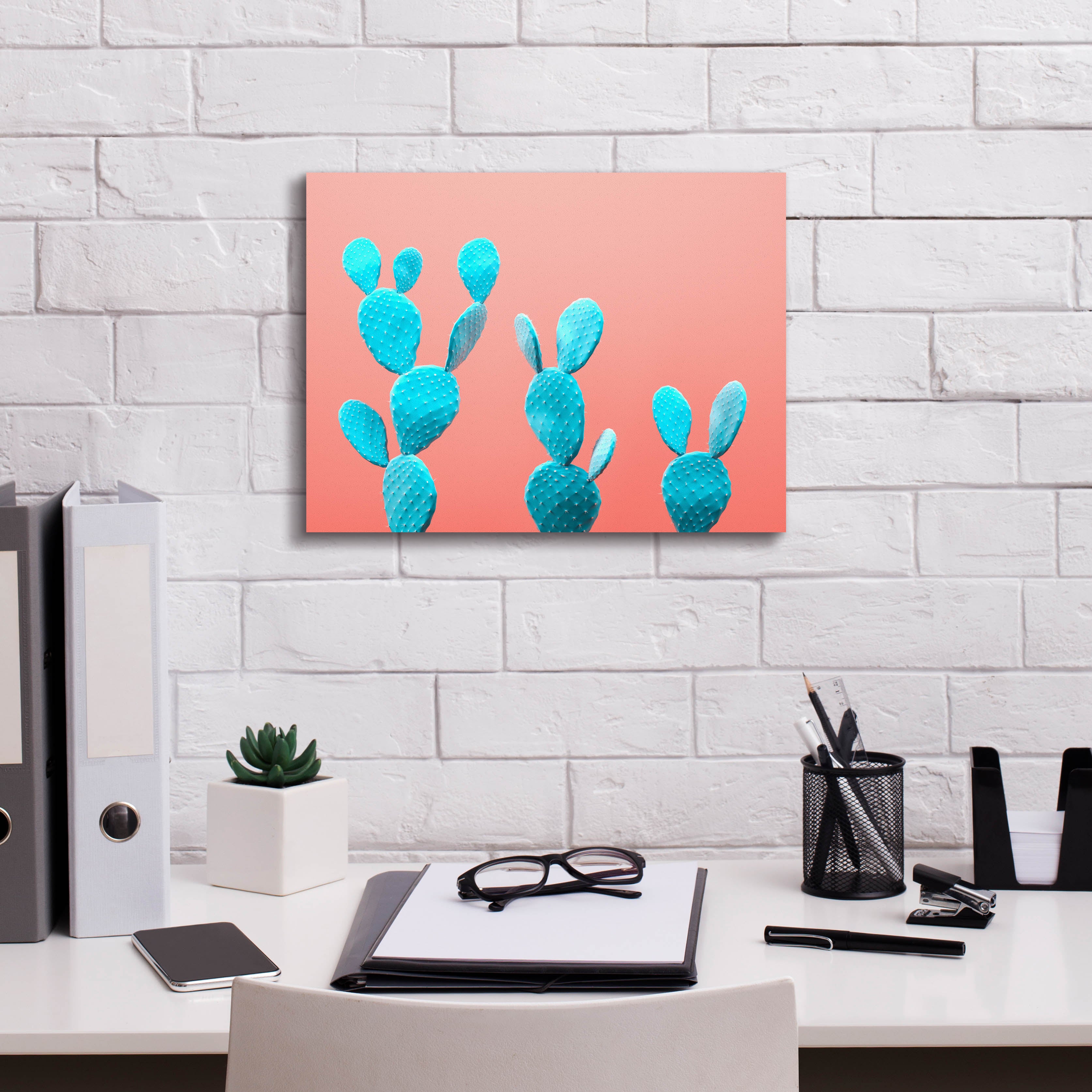 'Spikey Rabbits' by Epic Portfolio, Canvas Wall Art,16 x 12