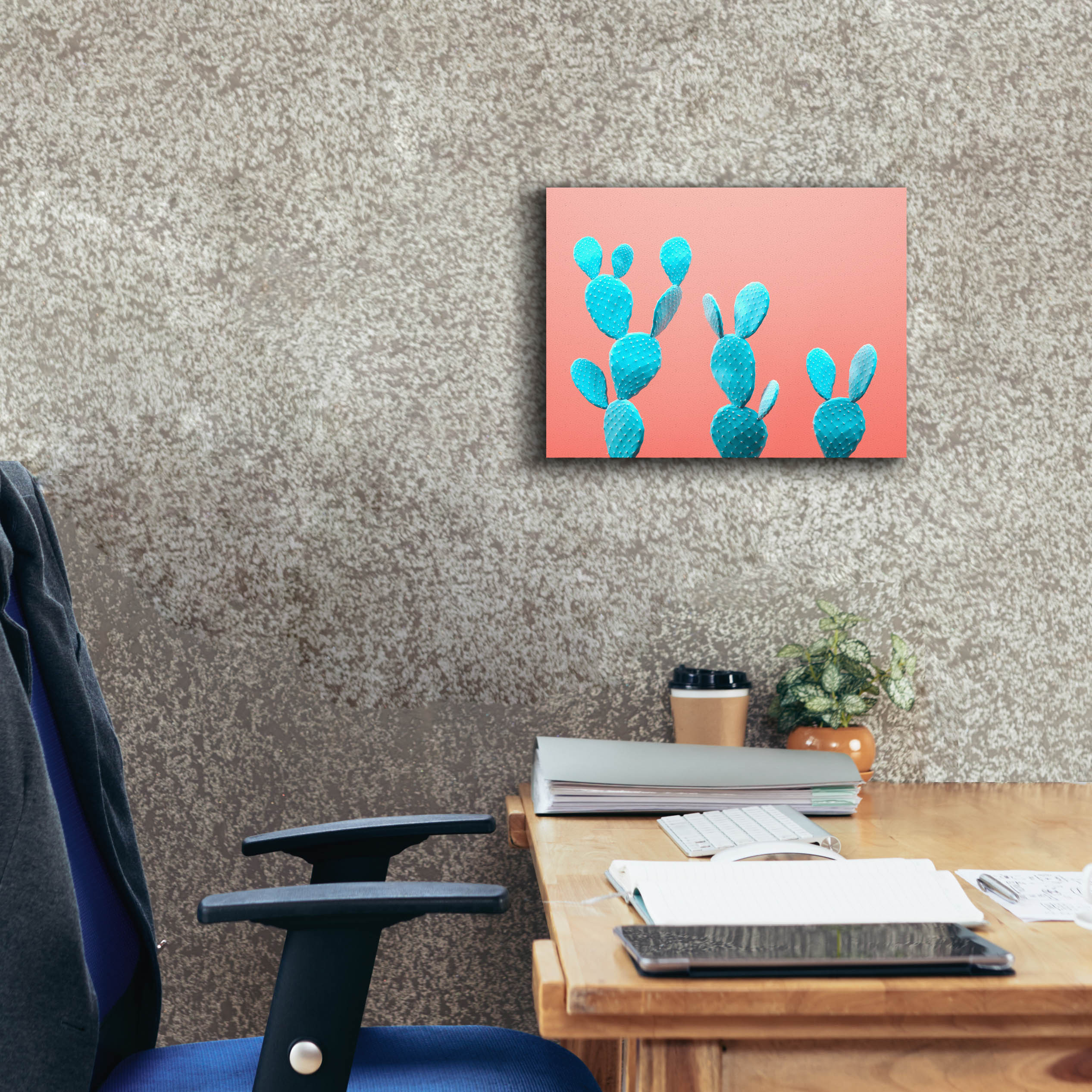 'Spikey Rabbits' by Epic Portfolio, Canvas Wall Art,16 x 12