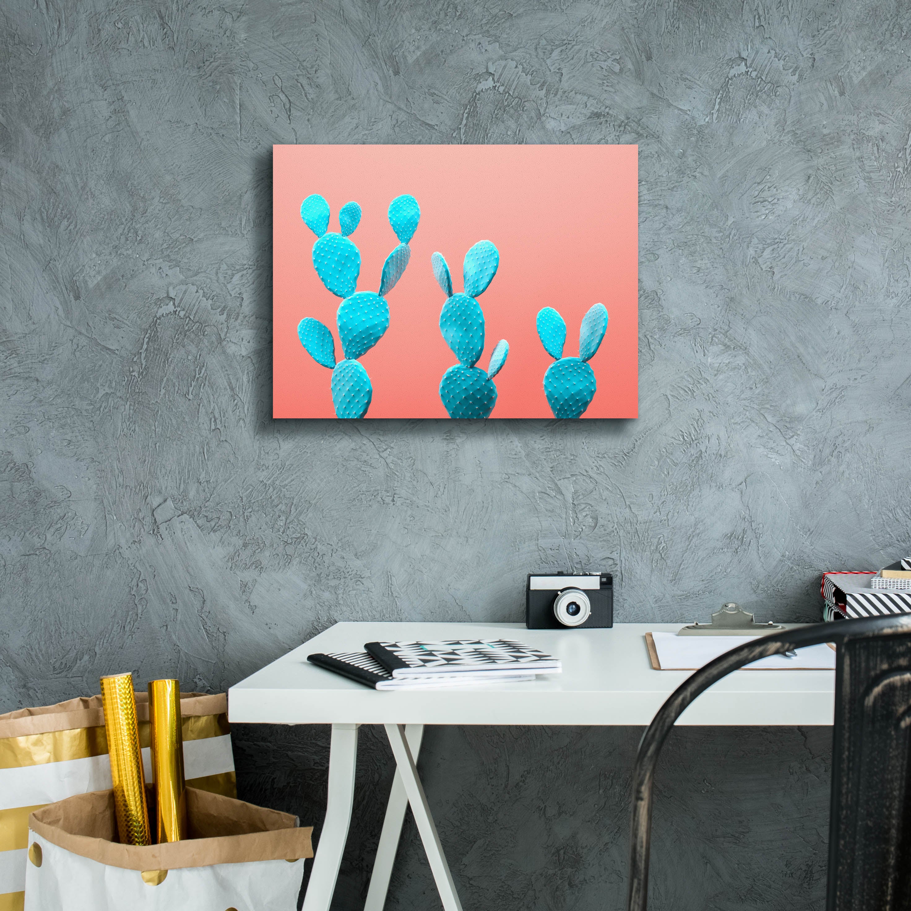 'Spikey Rabbits' by Epic Portfolio, Canvas Wall Art,16 x 12