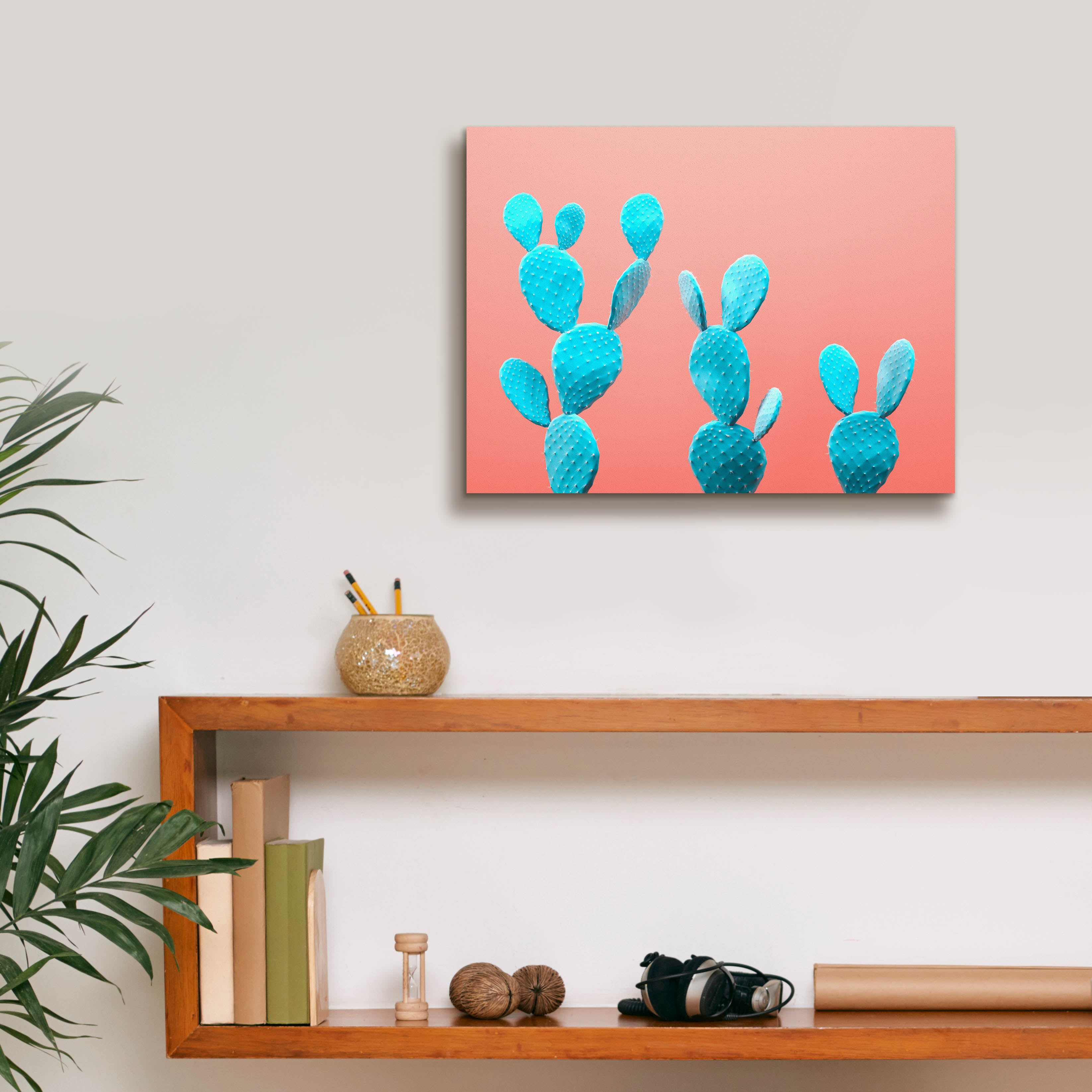 'Spikey Rabbits' by Epic Portfolio, Canvas Wall Art,16 x 12