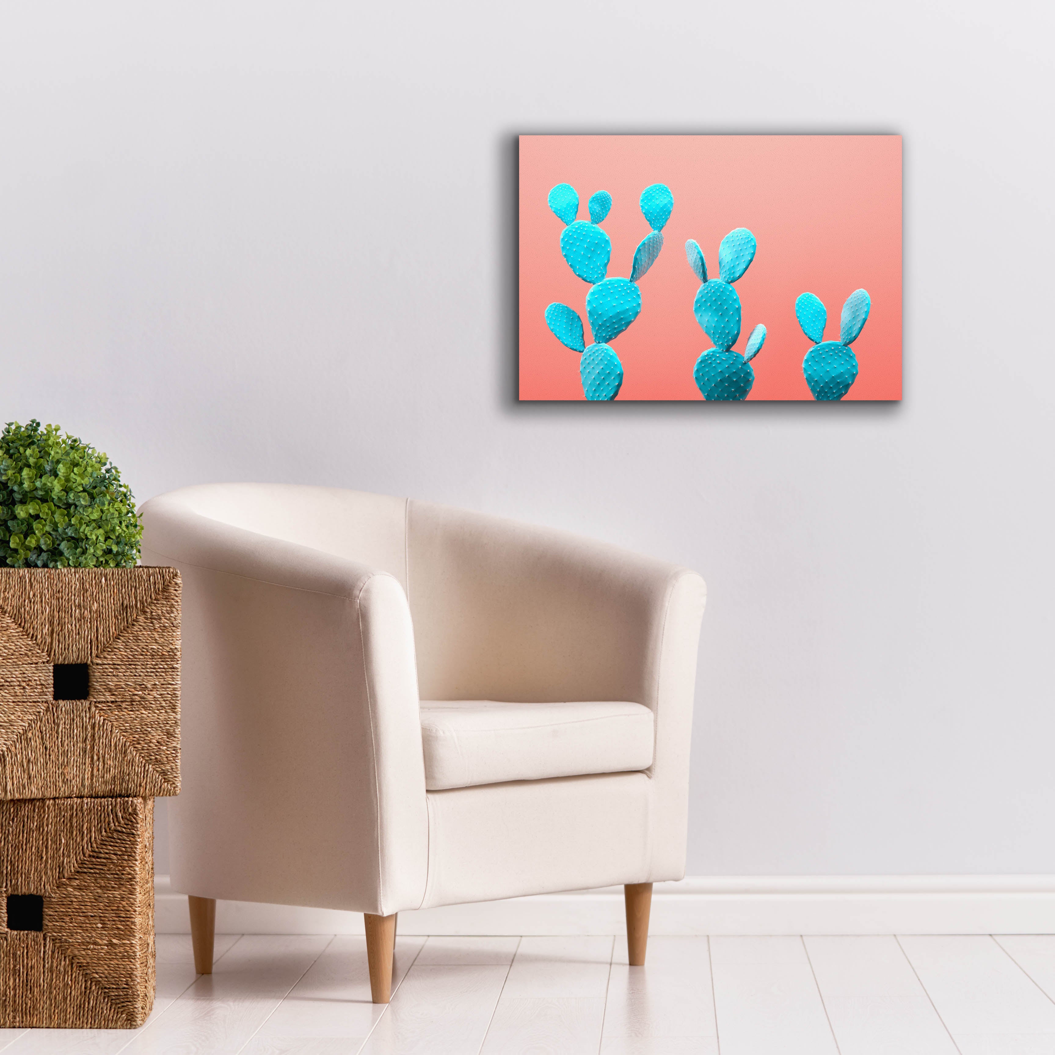 'Spikey Rabbits' by Epic Portfolio, Canvas Wall Art,26 x 18