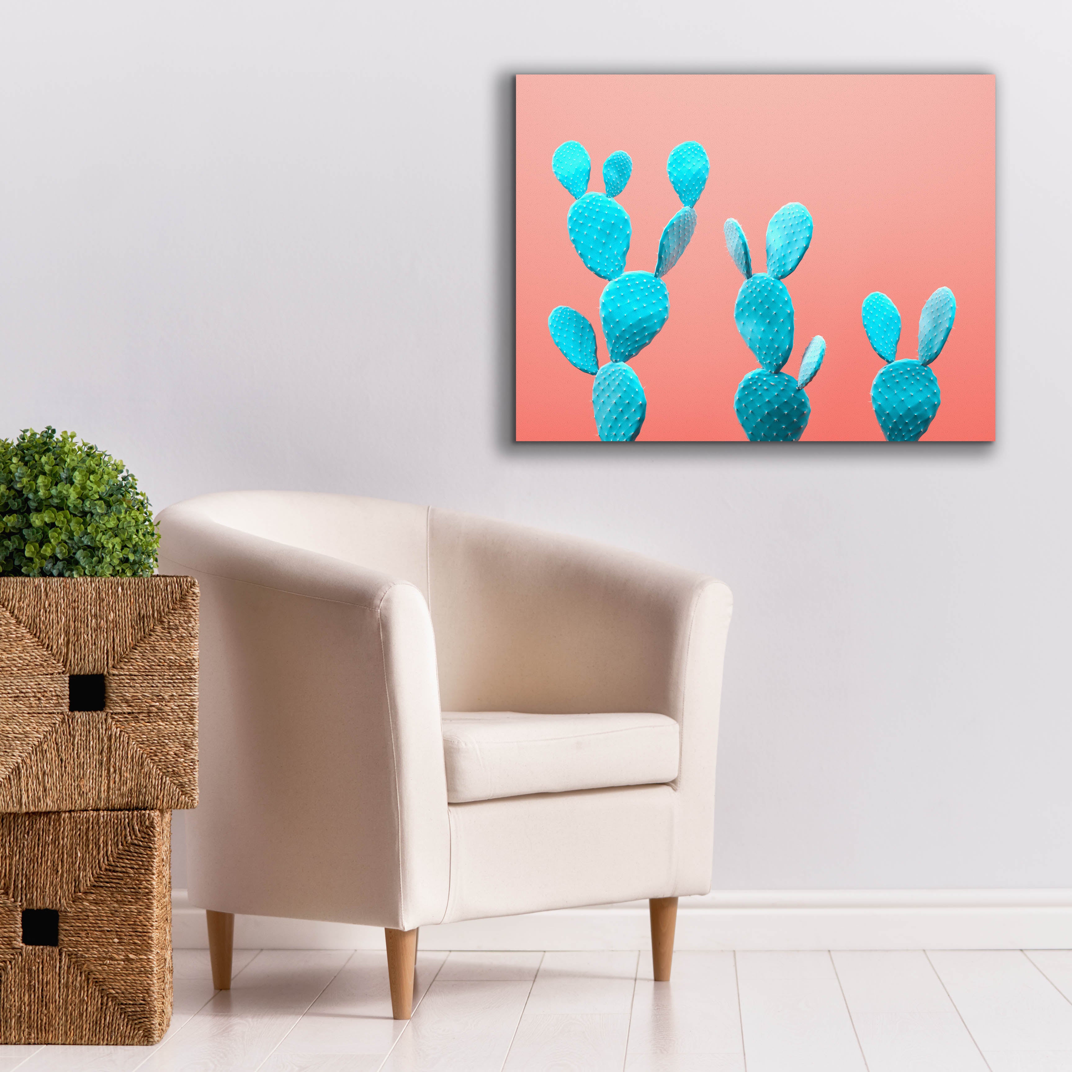 'Spikey Rabbits' by Epic Portfolio, Canvas Wall Art,34 x 26