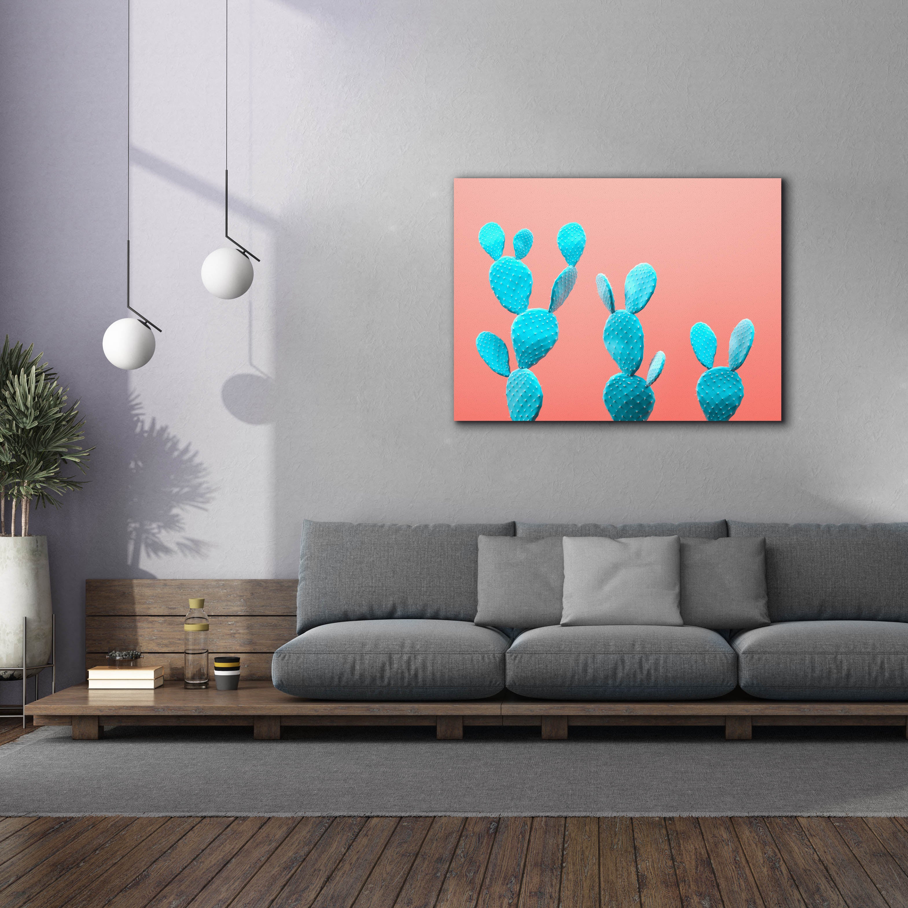 'Spikey Rabbits' by Epic Portfolio, Canvas Wall Art,54 x 40