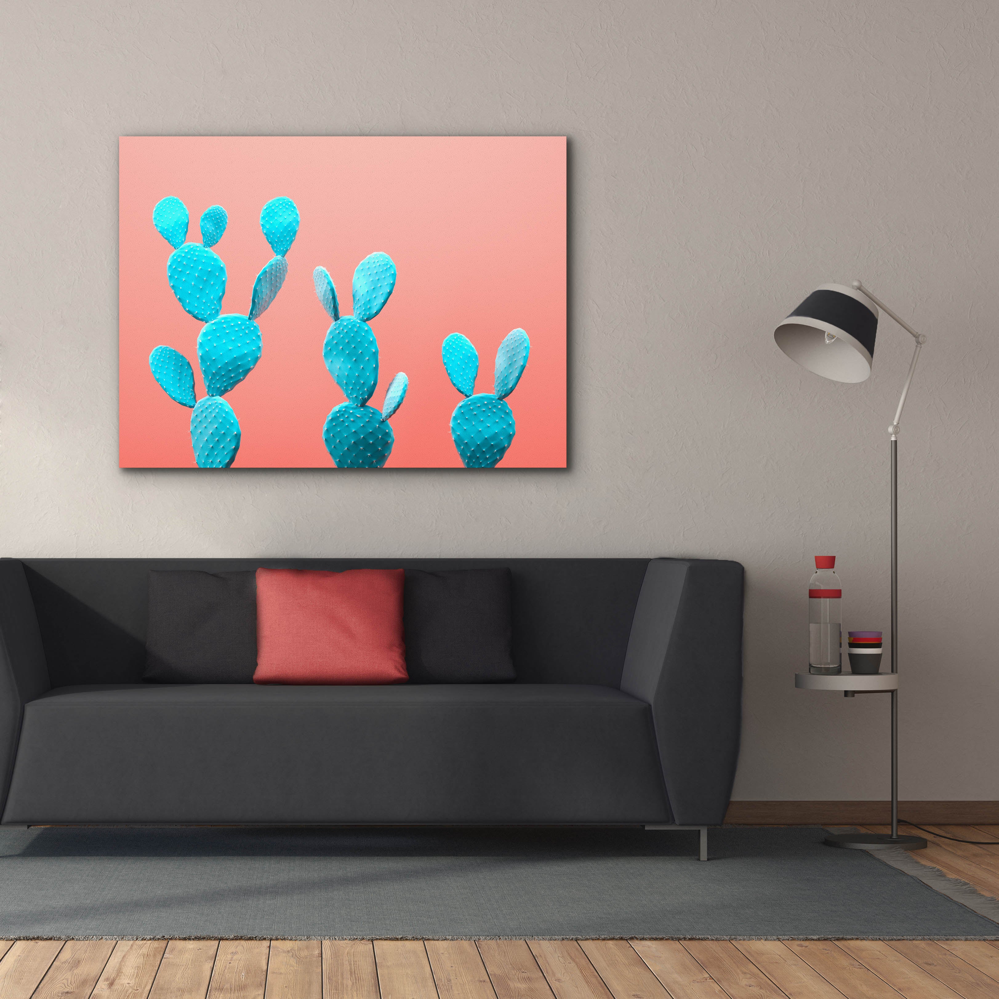 'Spikey Rabbits' by Epic Portfolio, Canvas Wall Art,54 x 40