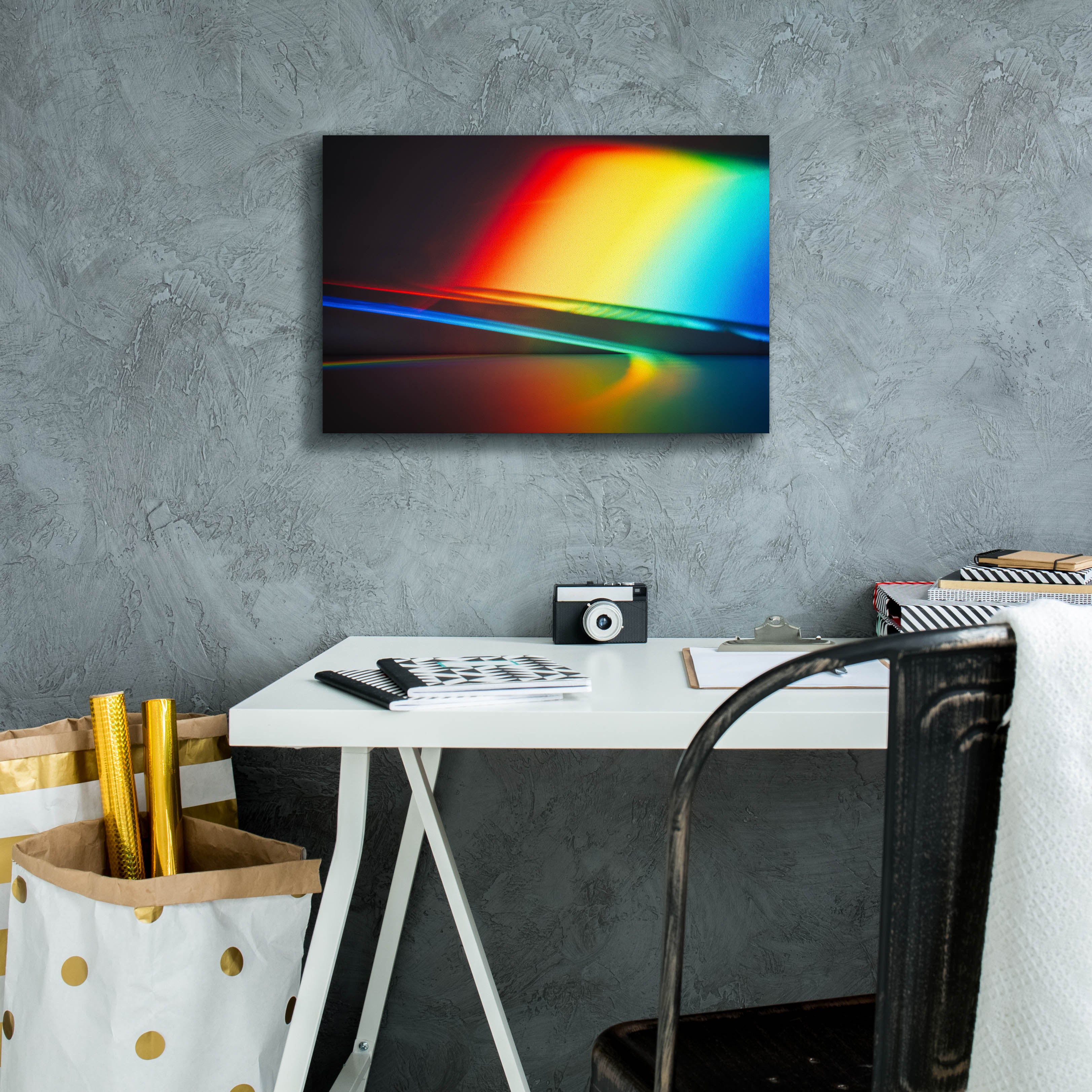 'Sculptural Prism' by Epic Portfolio, Canvas Wall Art,18 x 12