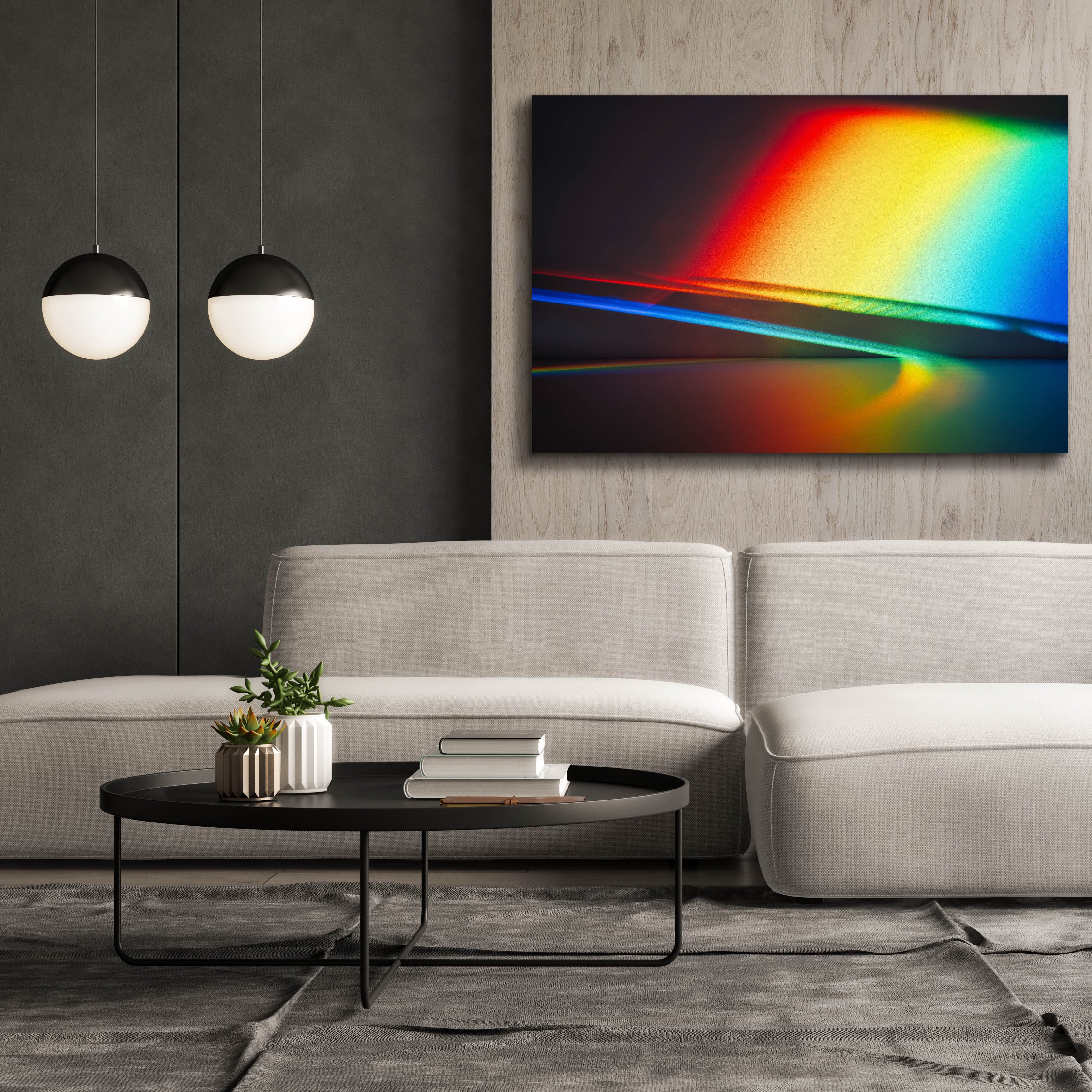'Sculptural Prism' by Epic Portfolio, Canvas Wall Art,60 x 40