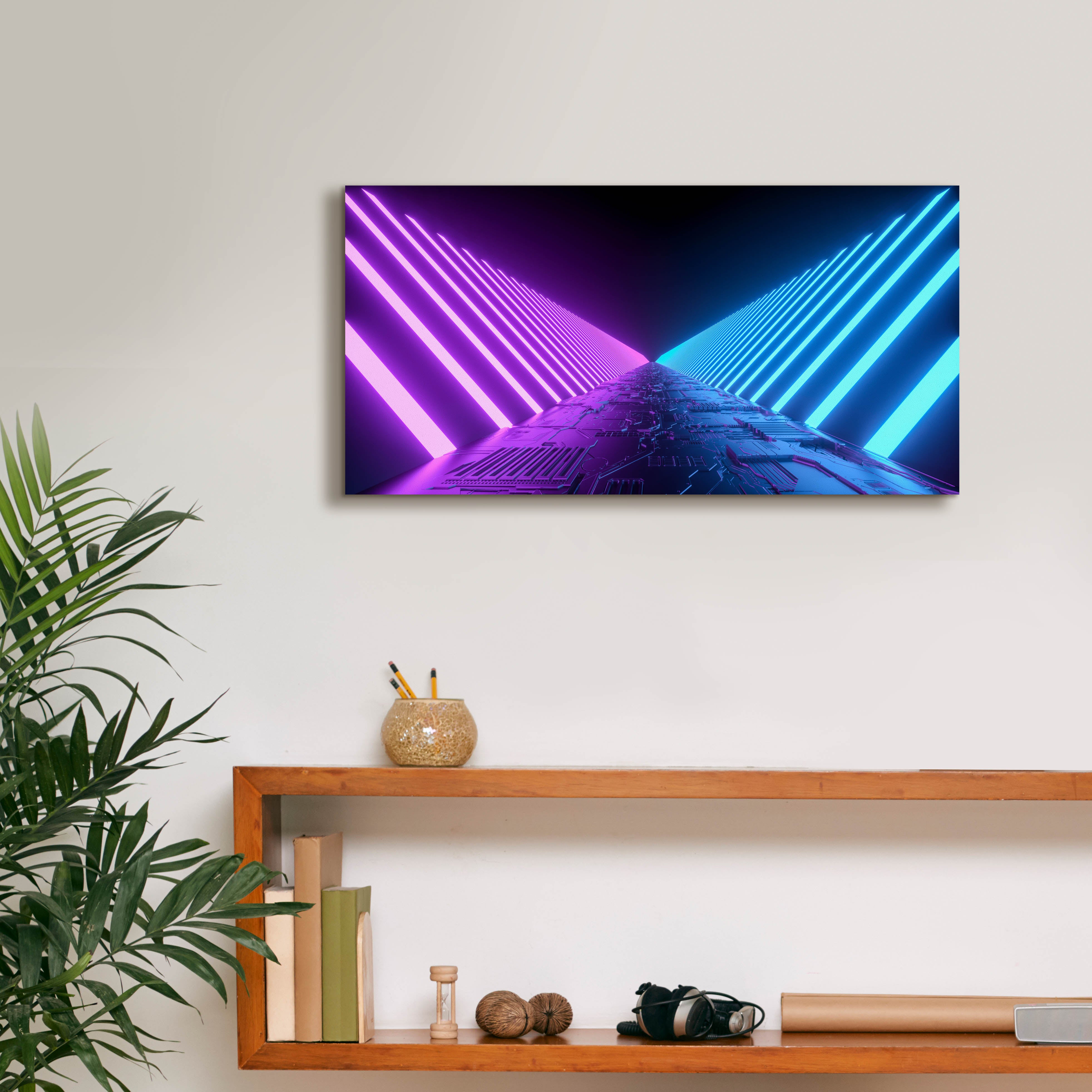 'Sci Fi Road' by Epic Portfolio, Canvas Wall Art,24 x 12