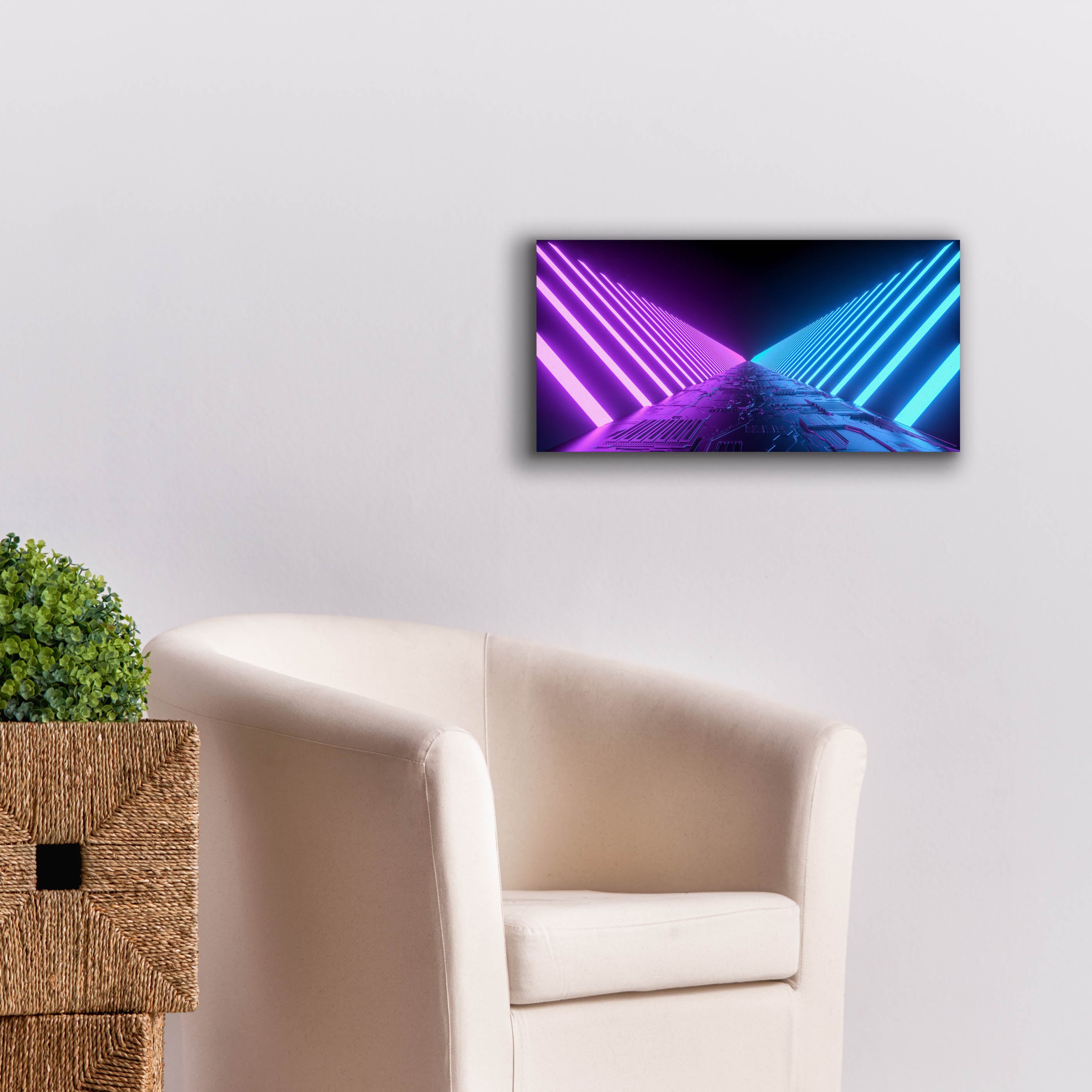 'Sci Fi Road' by Epic Portfolio, Canvas Wall Art,24 x 12