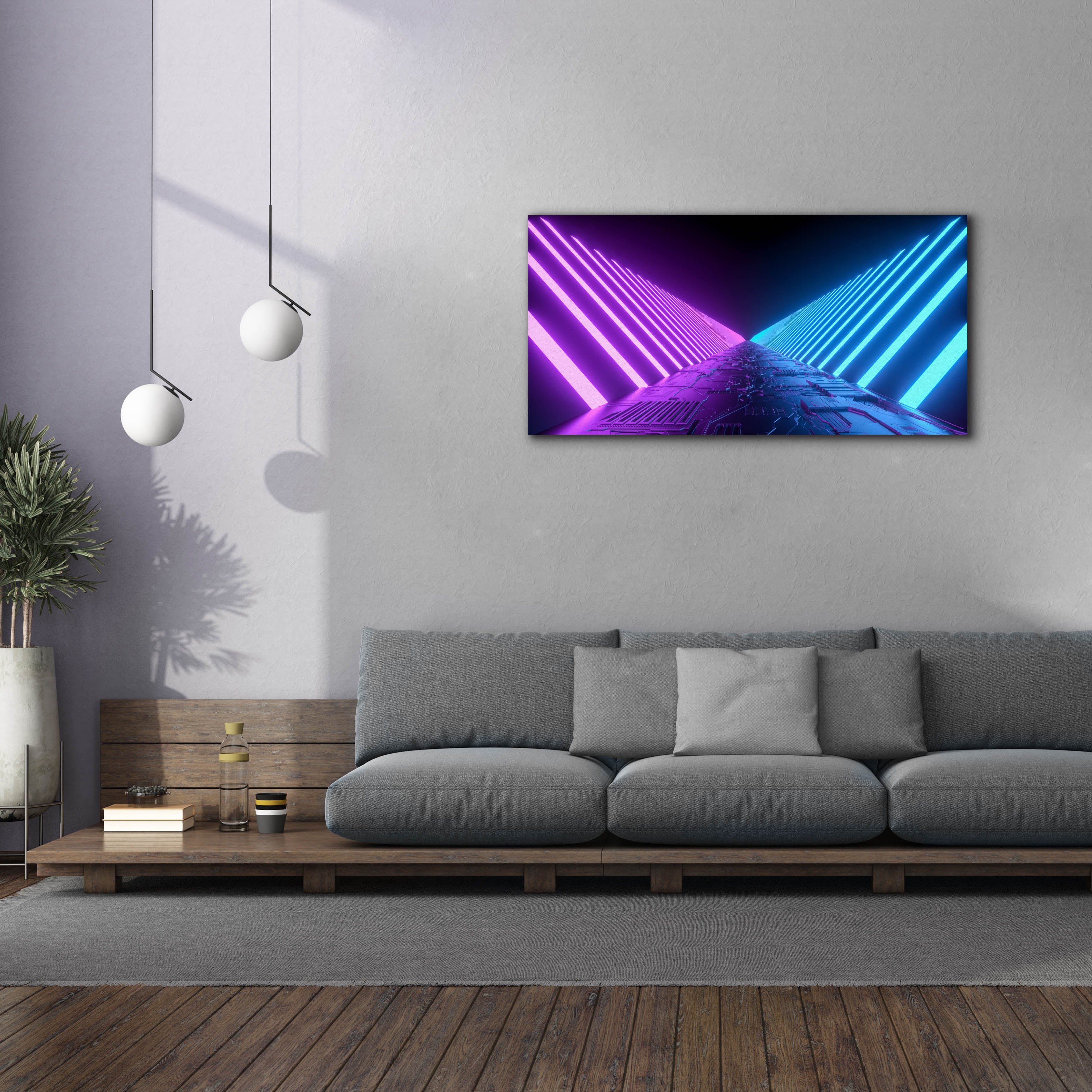 'Sci Fi Road' by Epic Portfolio, Canvas Wall Art,60 x 30