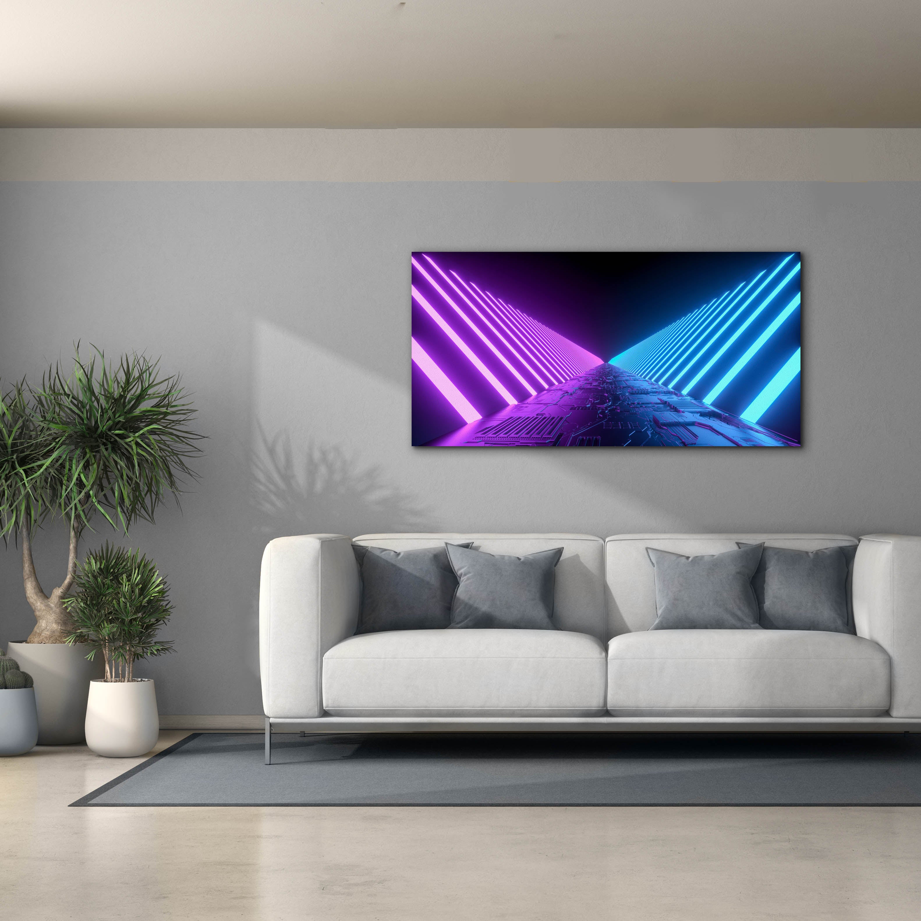 'Sci Fi Road' by Epic Portfolio, Canvas Wall Art,60 x 30