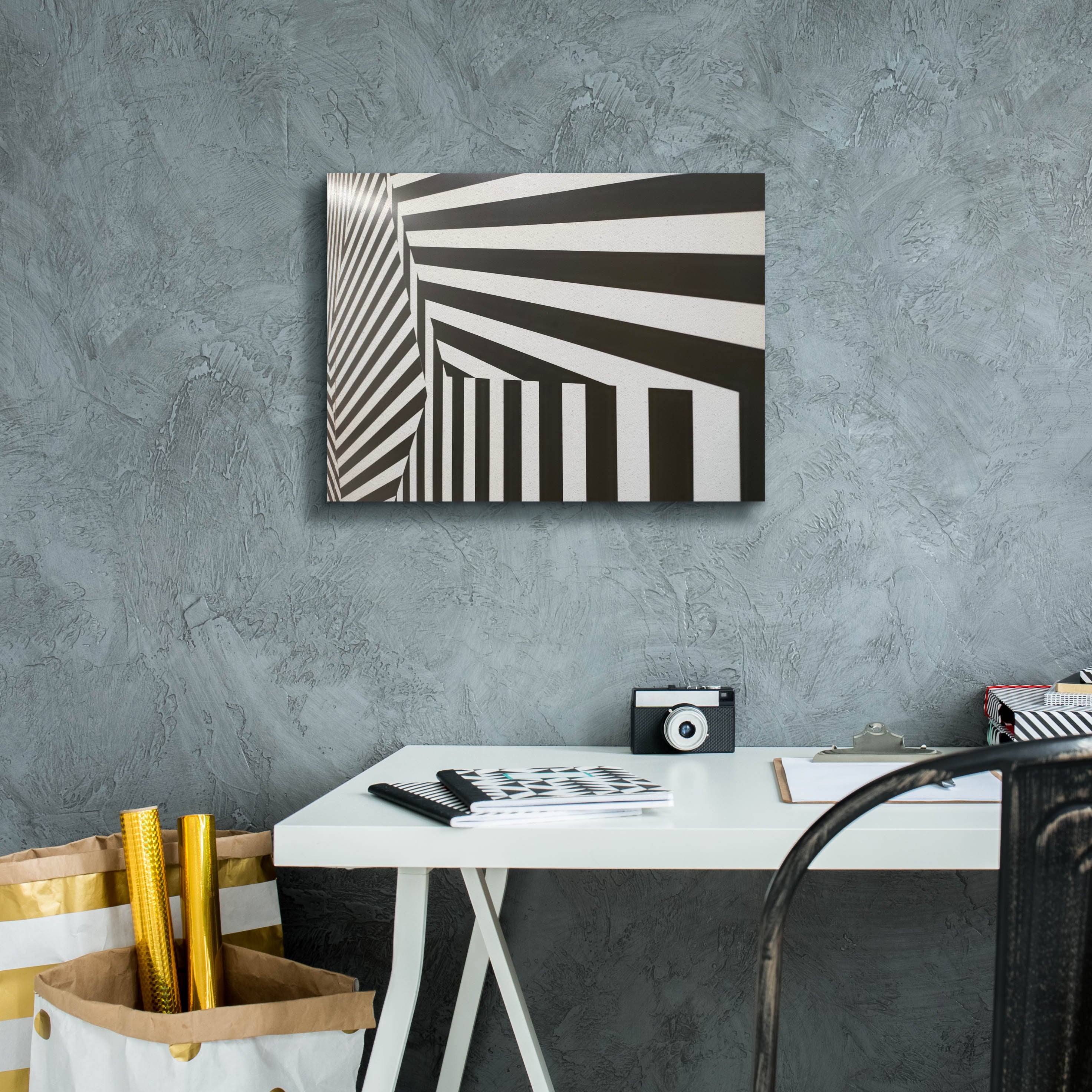 'Runover Zebra' by Epic Portfolio, Canvas Wall Art,16 x 12