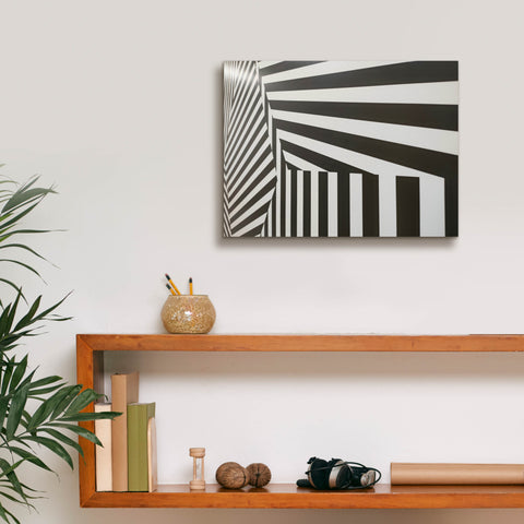 Image of 'Runover Zebra' by Epic Portfolio, Canvas Wall Art,16 x 12