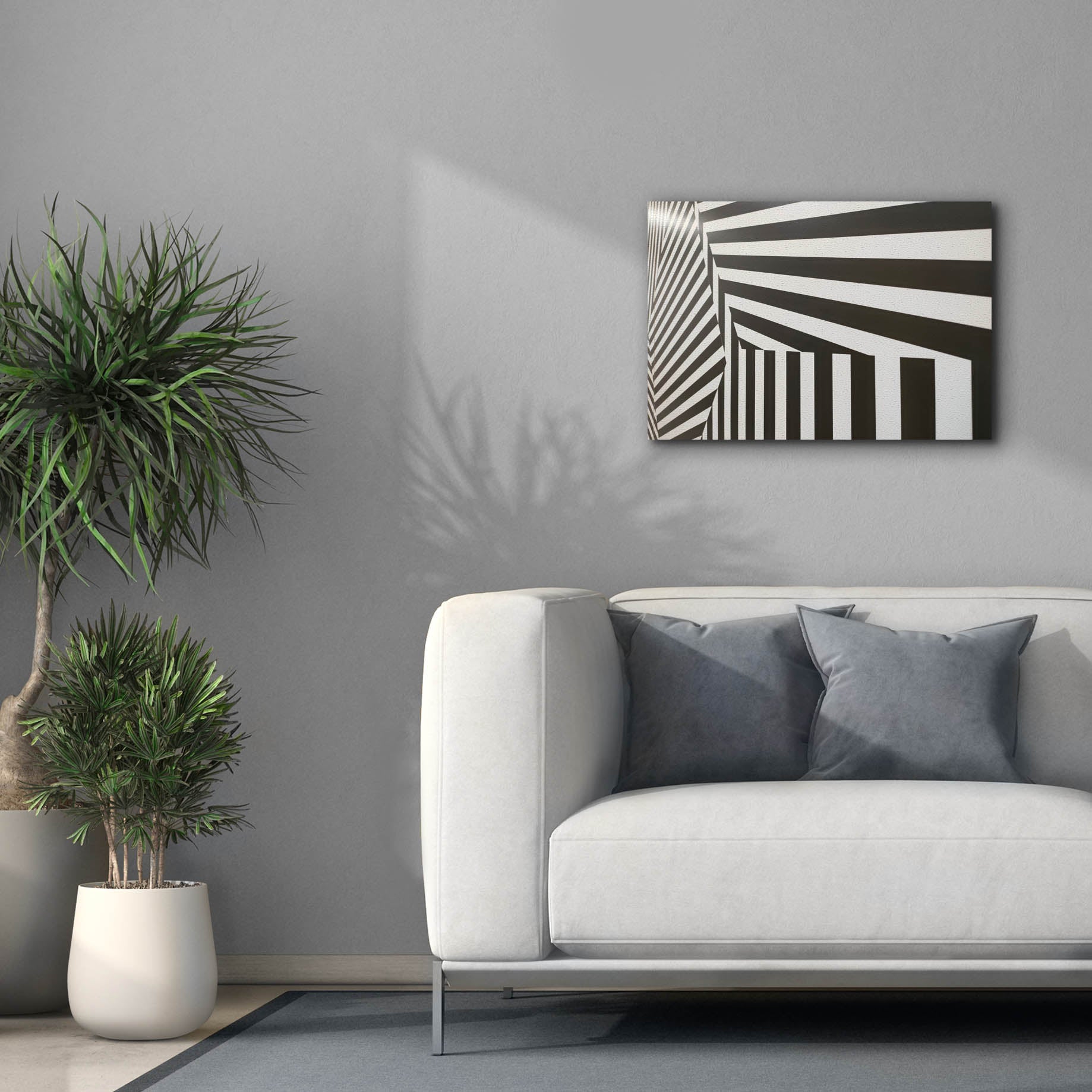 'Runover Zebra' by Epic Portfolio, Canvas Wall Art,26 x 18