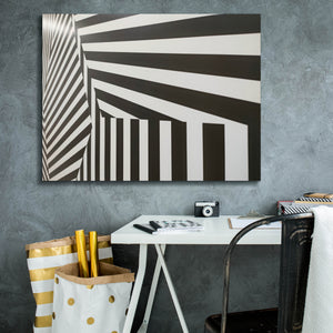 'Runover Zebra' by Epic Portfolio, Canvas Wall Art,34 x 26