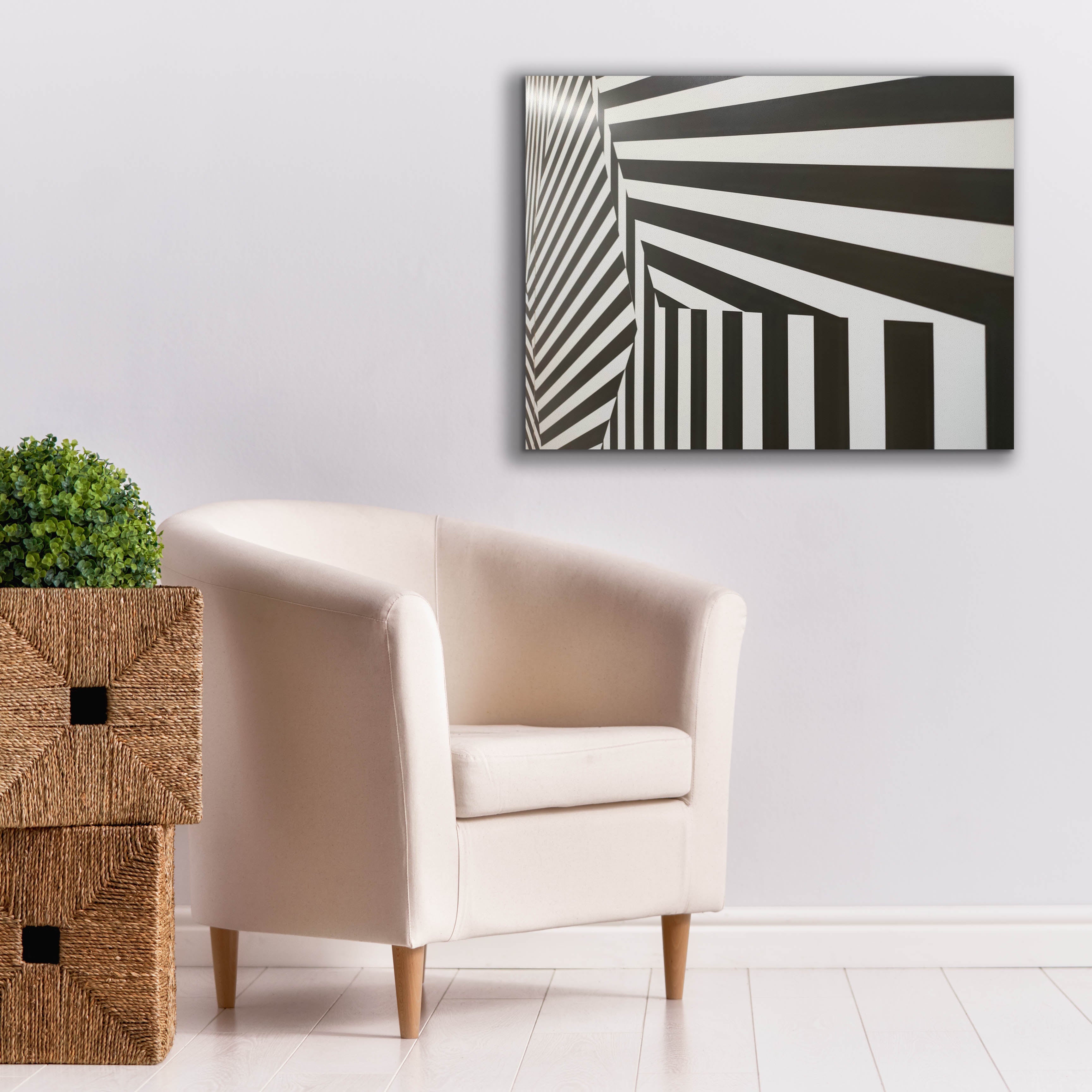 'Runover Zebra' by Epic Portfolio, Canvas Wall Art,34 x 26