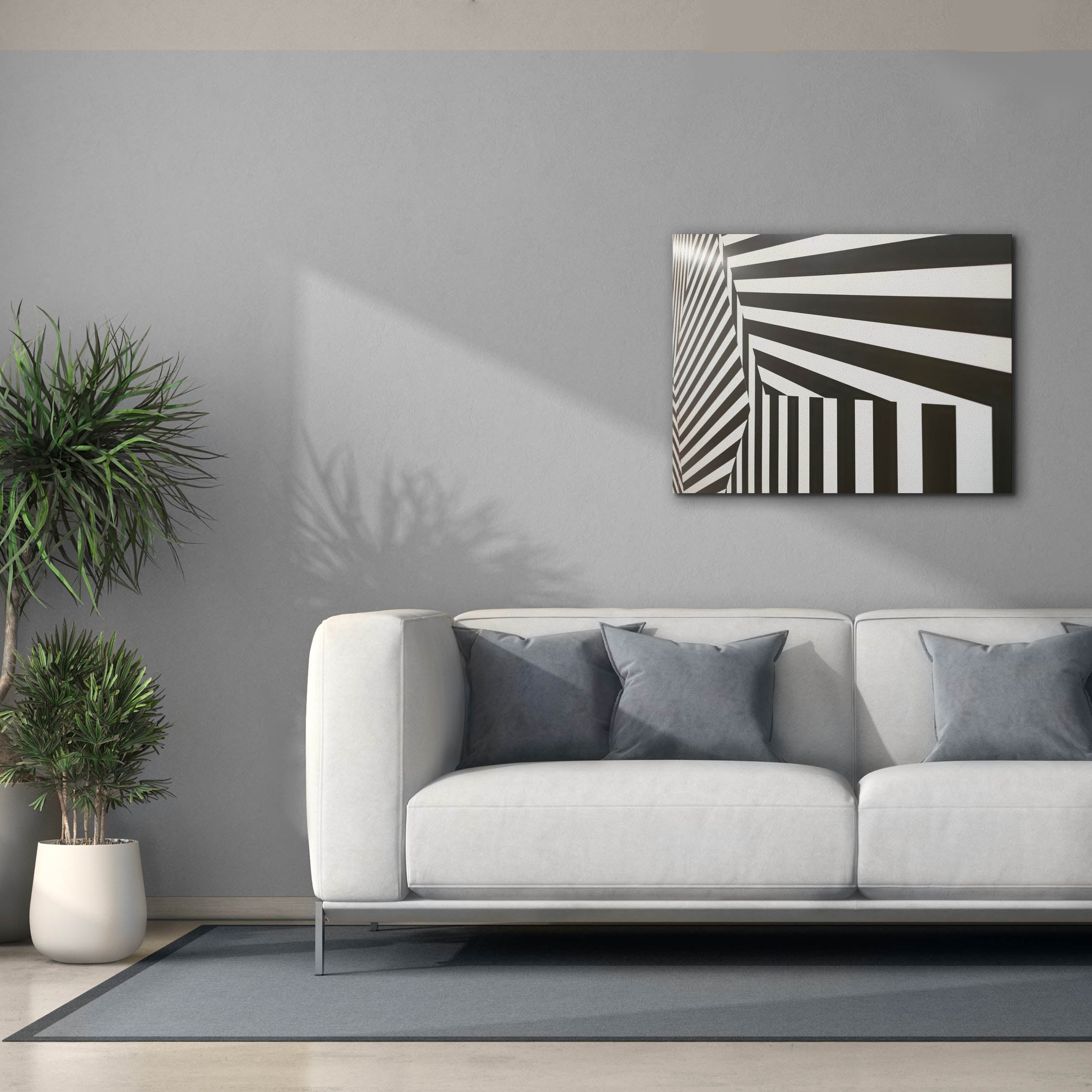 'Runover Zebra' by Epic Portfolio, Canvas Wall Art,34 x 26