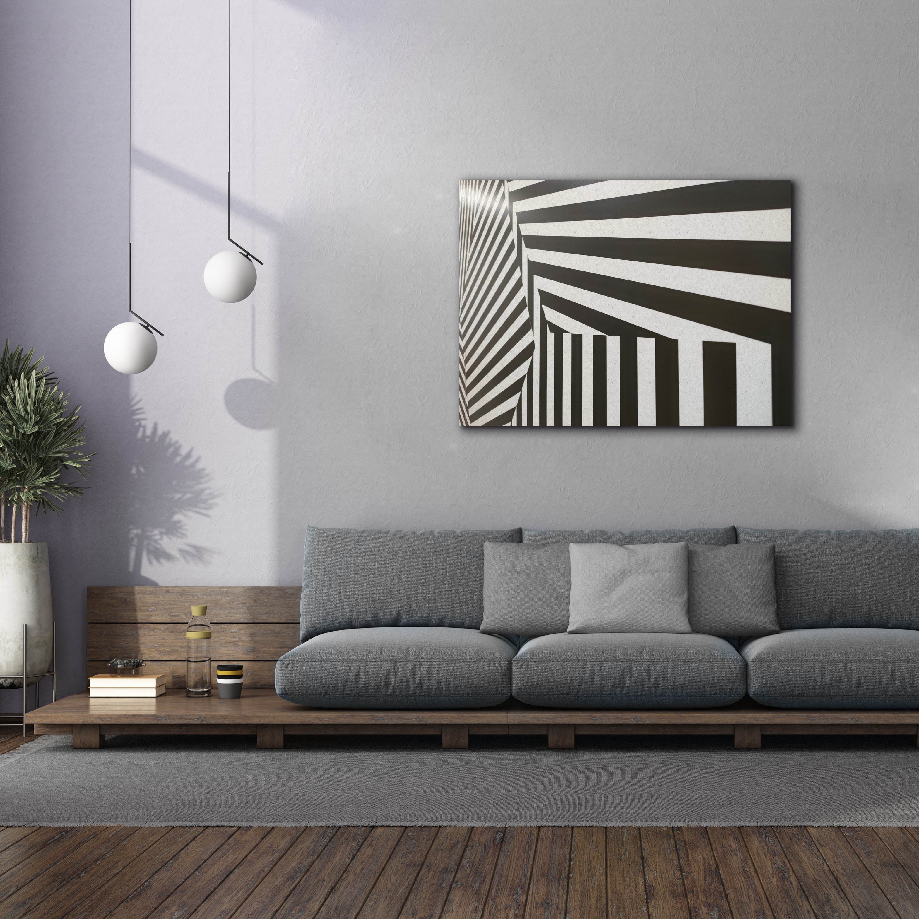 'Runover Zebra' by Epic Portfolio, Canvas Wall Art,54 x 40