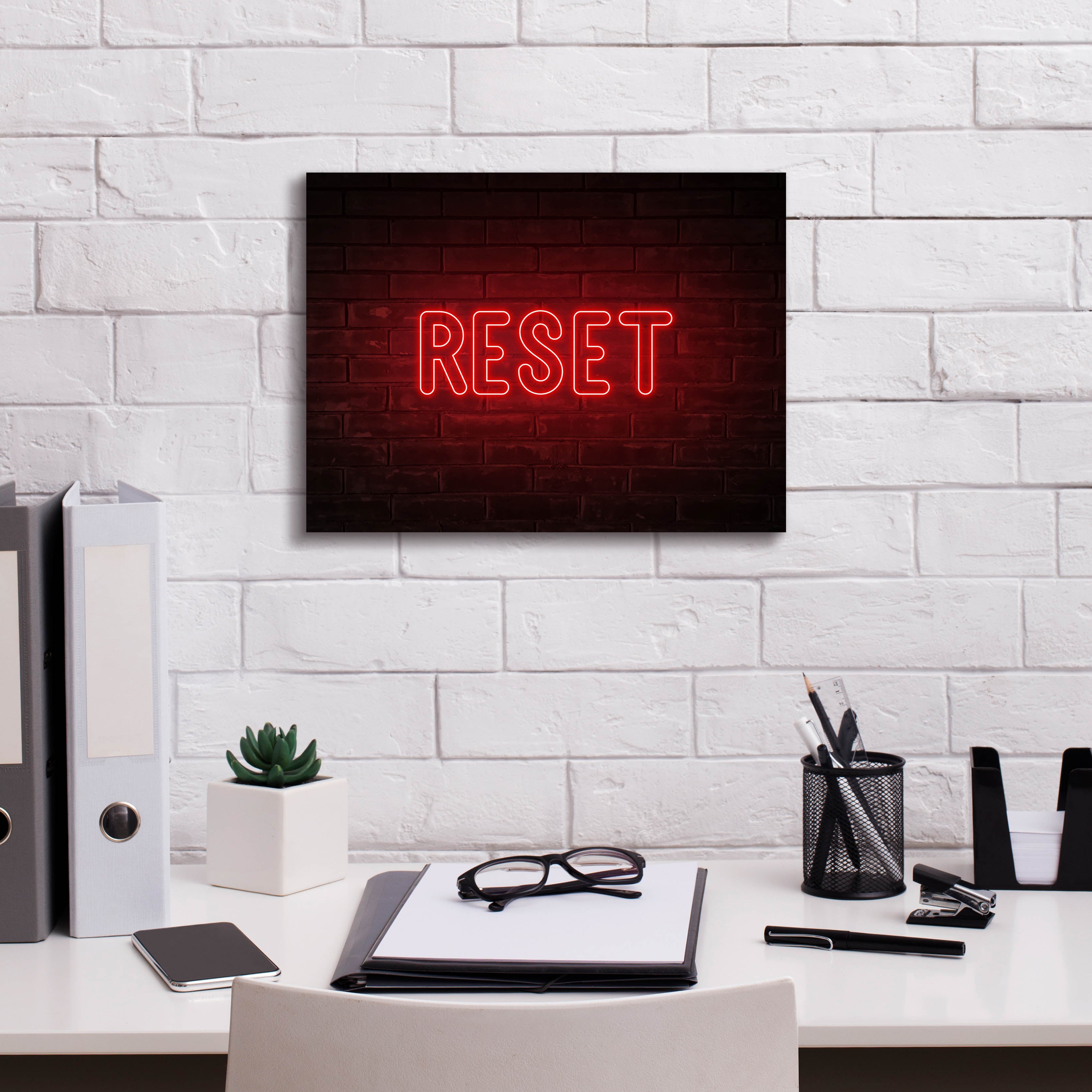 'Reset' by Epic Portfolio, Canvas Wall Art,16 x 12