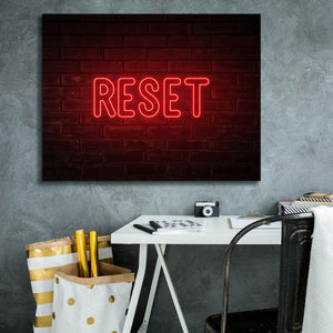 'Reset' by Epic Portfolio, Canvas Wall Art,34 x 26