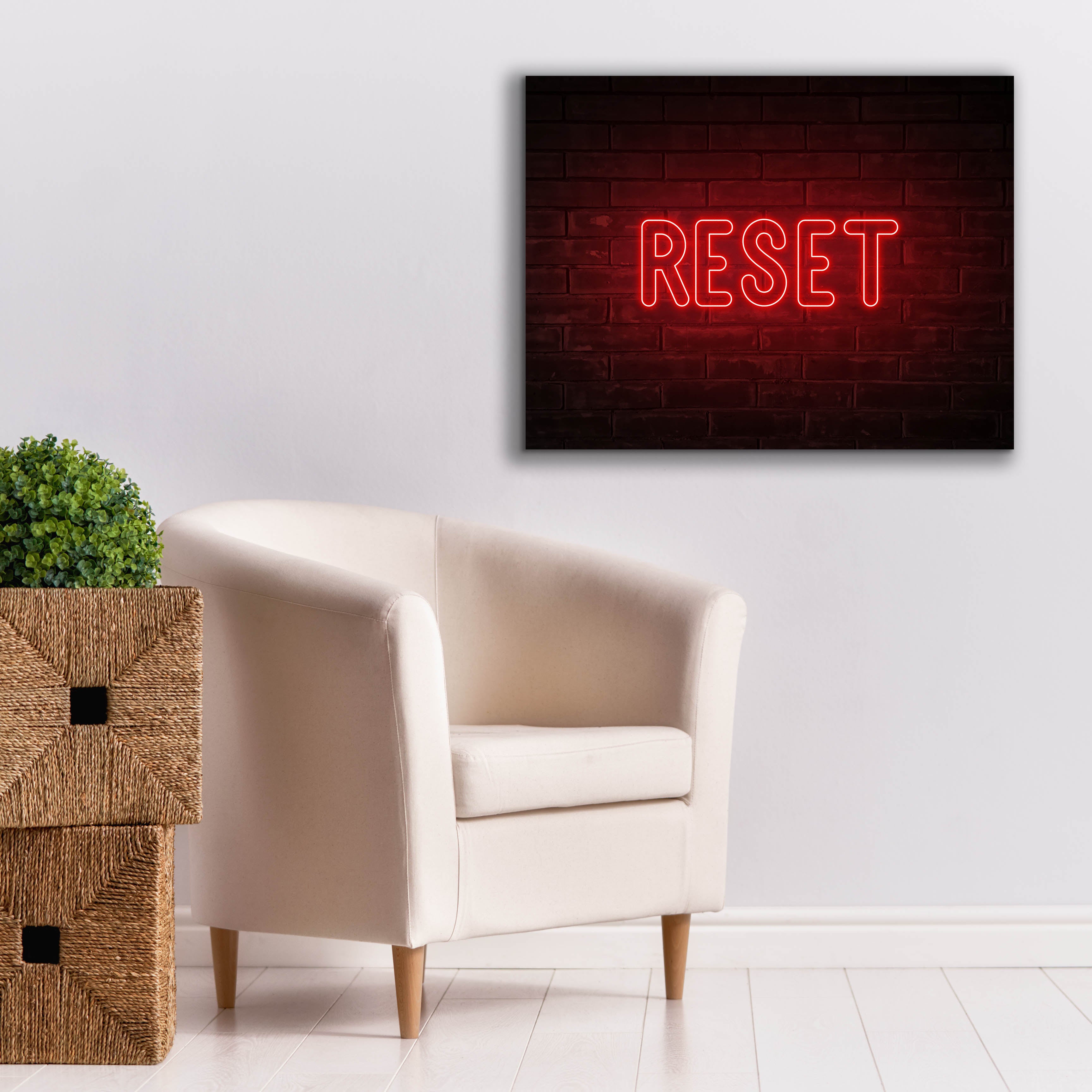 'Reset' by Epic Portfolio, Canvas Wall Art,34 x 26