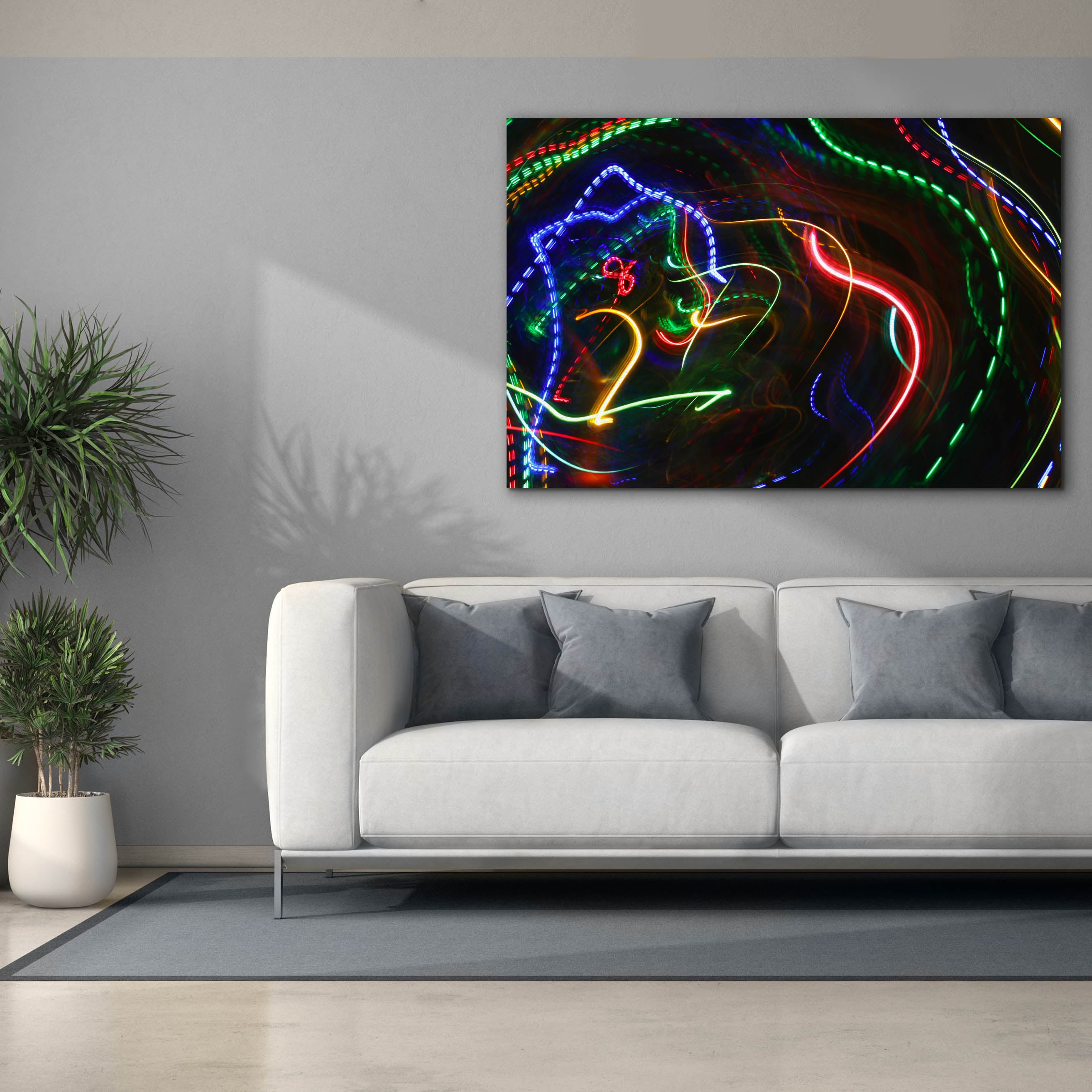 'Raving In Ibiza' by Epic Portfolio, Canvas Wall Art,60 x 40