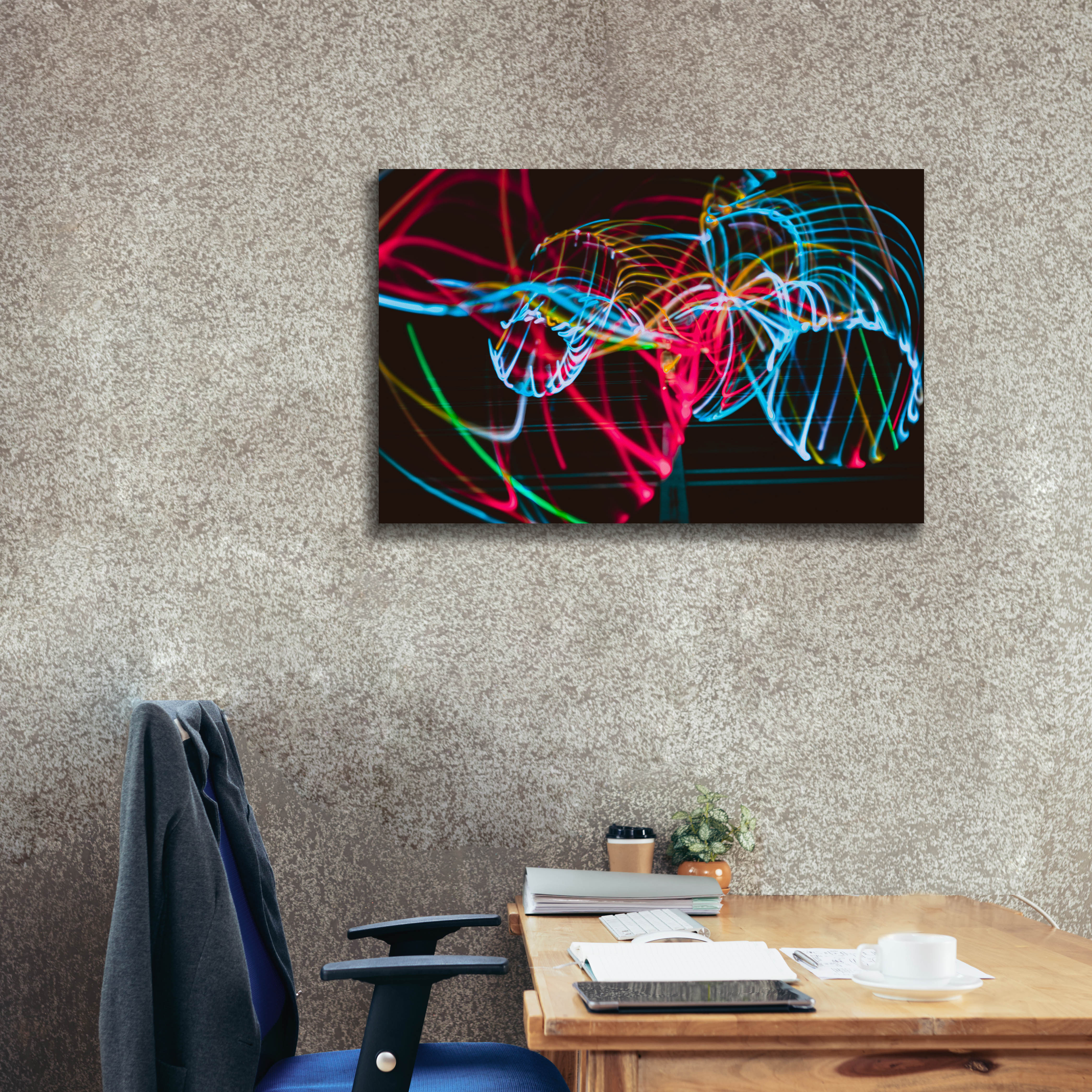 'Raving In Barcelona' by Epic Portfolio, Canvas Wall Art,40 x 26