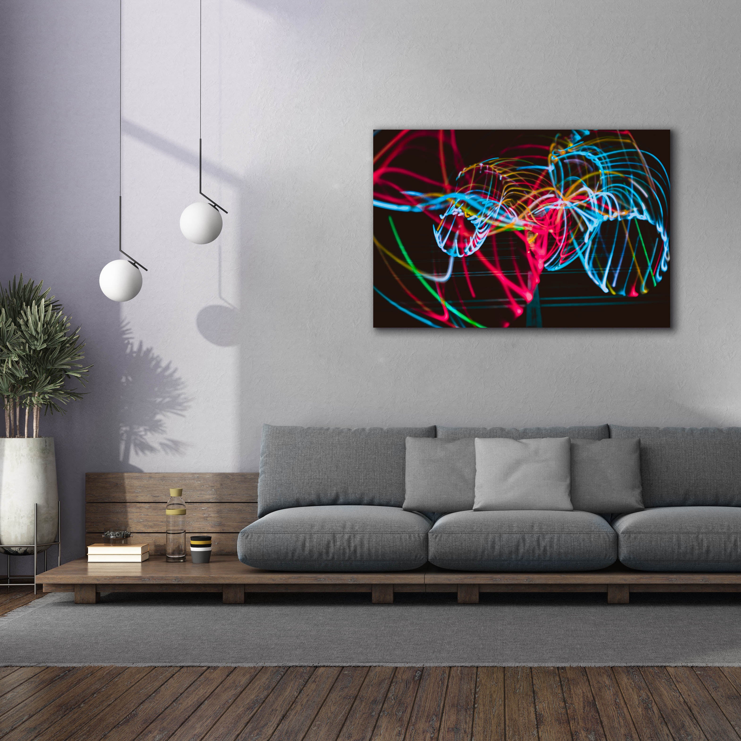 'Raving In Barcelona' by Epic Portfolio, Canvas Wall Art,60 x 40