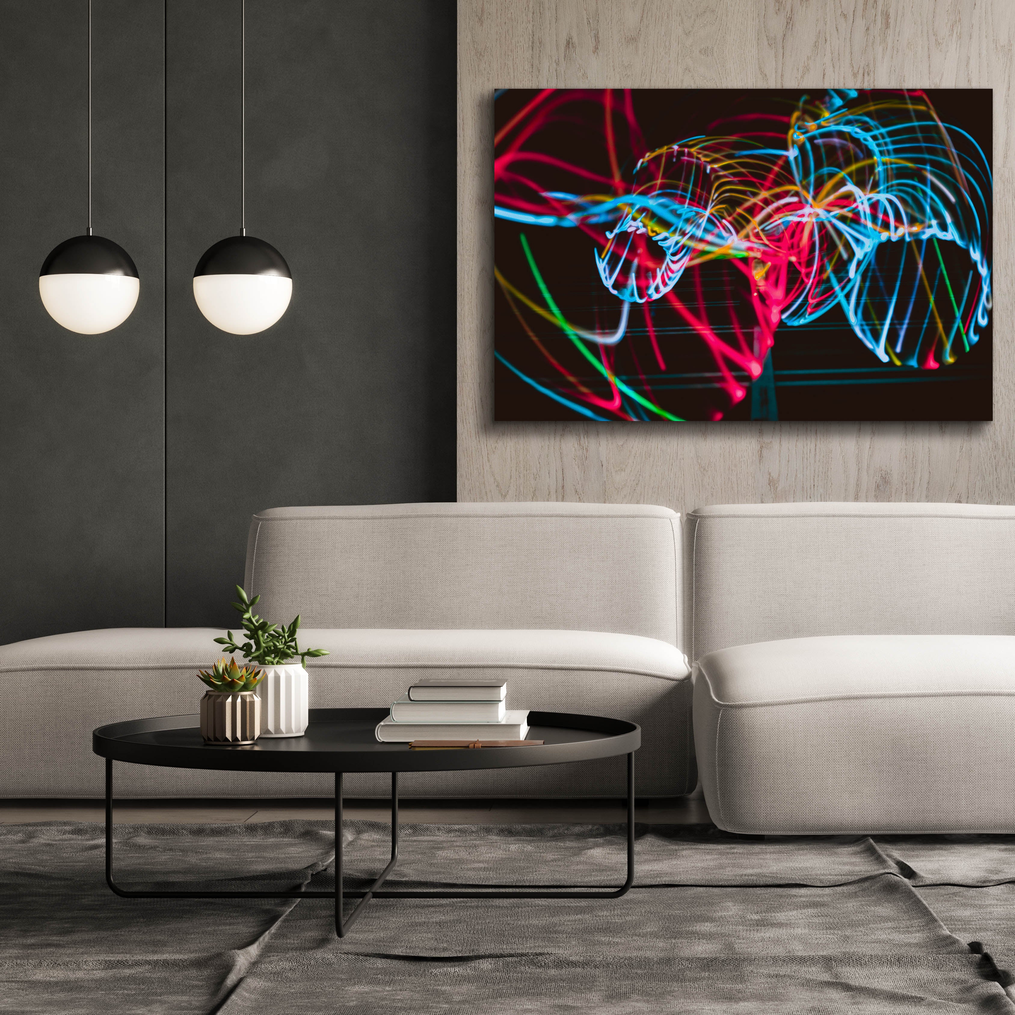 'Raving In Barcelona' by Epic Portfolio, Canvas Wall Art,60 x 40