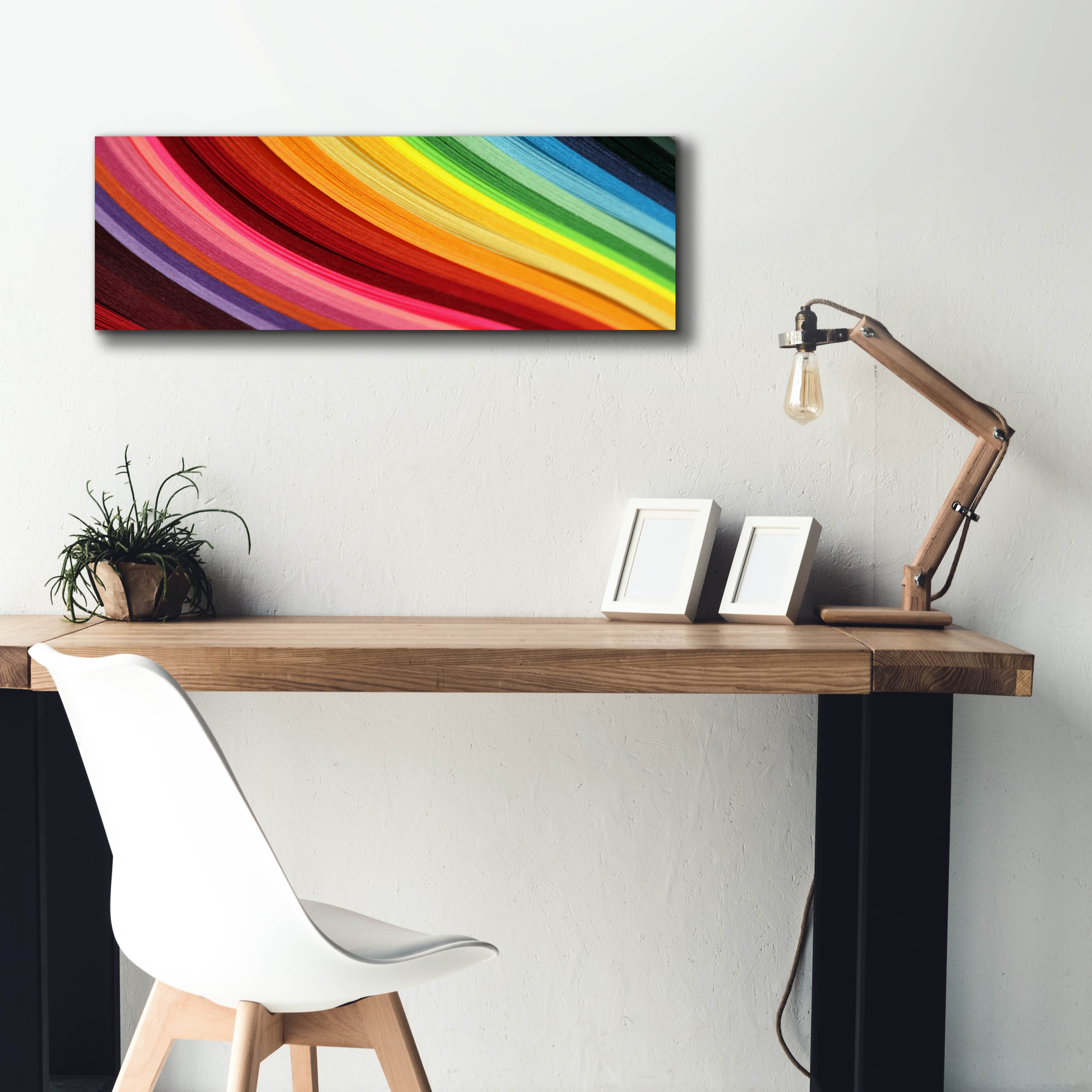 'Rainbow Hill' by Epic Portfolio, Canvas Wall Art,36 x 12