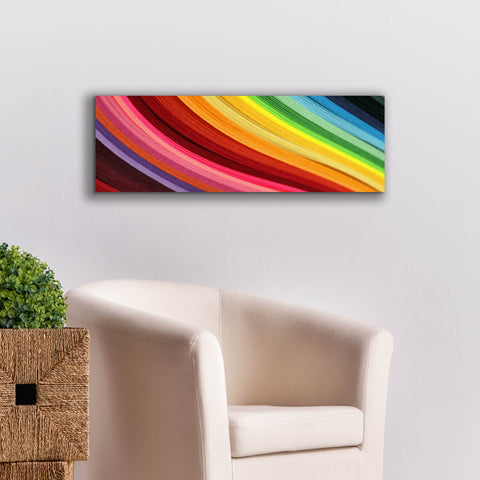 Image of 'Rainbow Hill' by Epic Portfolio, Canvas Wall Art,36 x 12