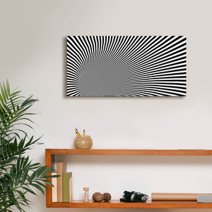 'Psychedelic Twisted Circle' by Epic Portfolio, Canvas Wall Art,24 x 12