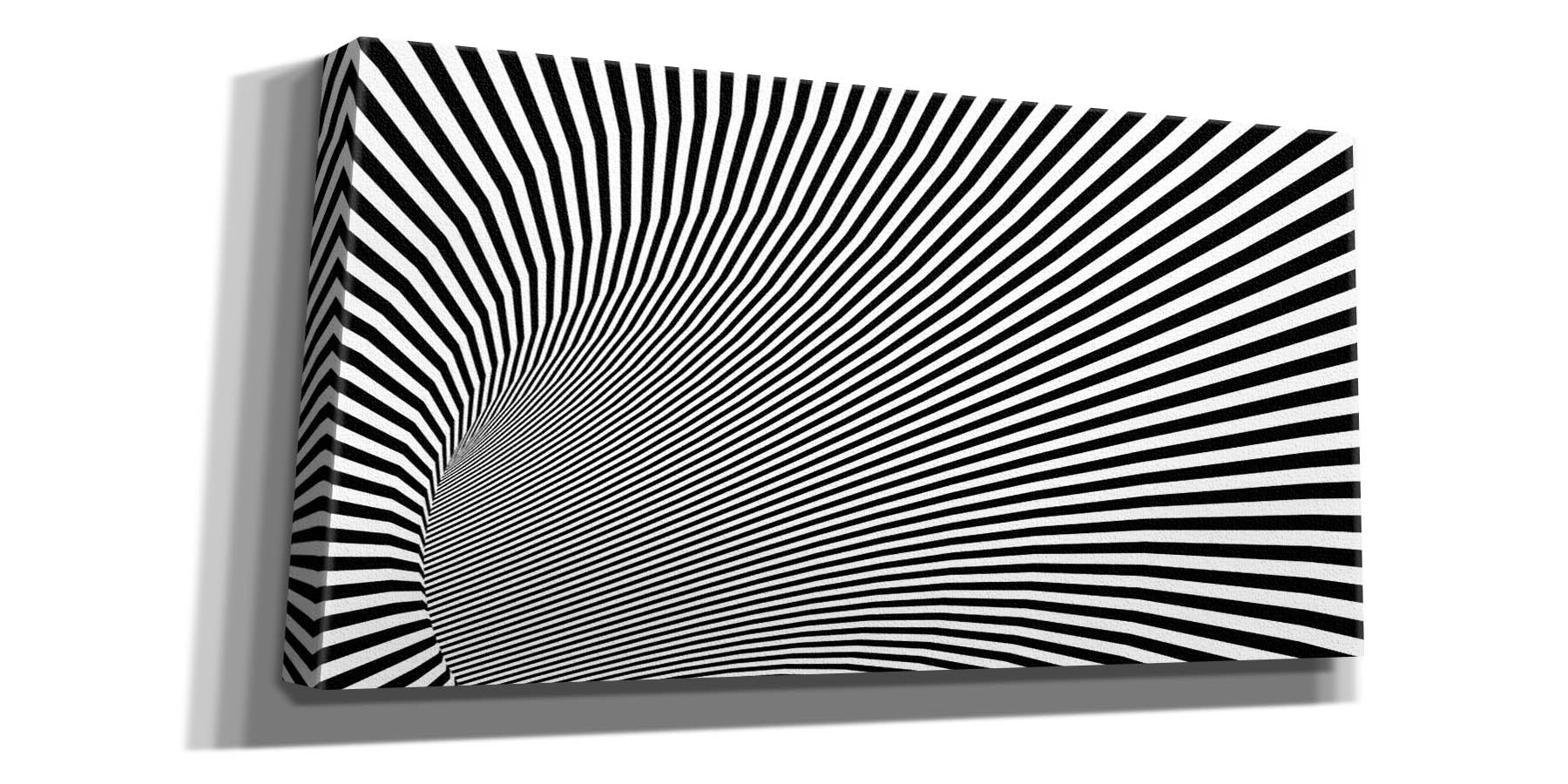 'Psychedelic Twisted Circle' by Epic Portfolio, Canvas Wall Art