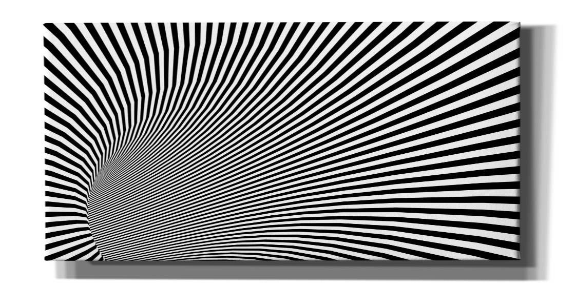 'Psychedelic Twisted Circle' by Epic Portfolio, Canvas Wall Art