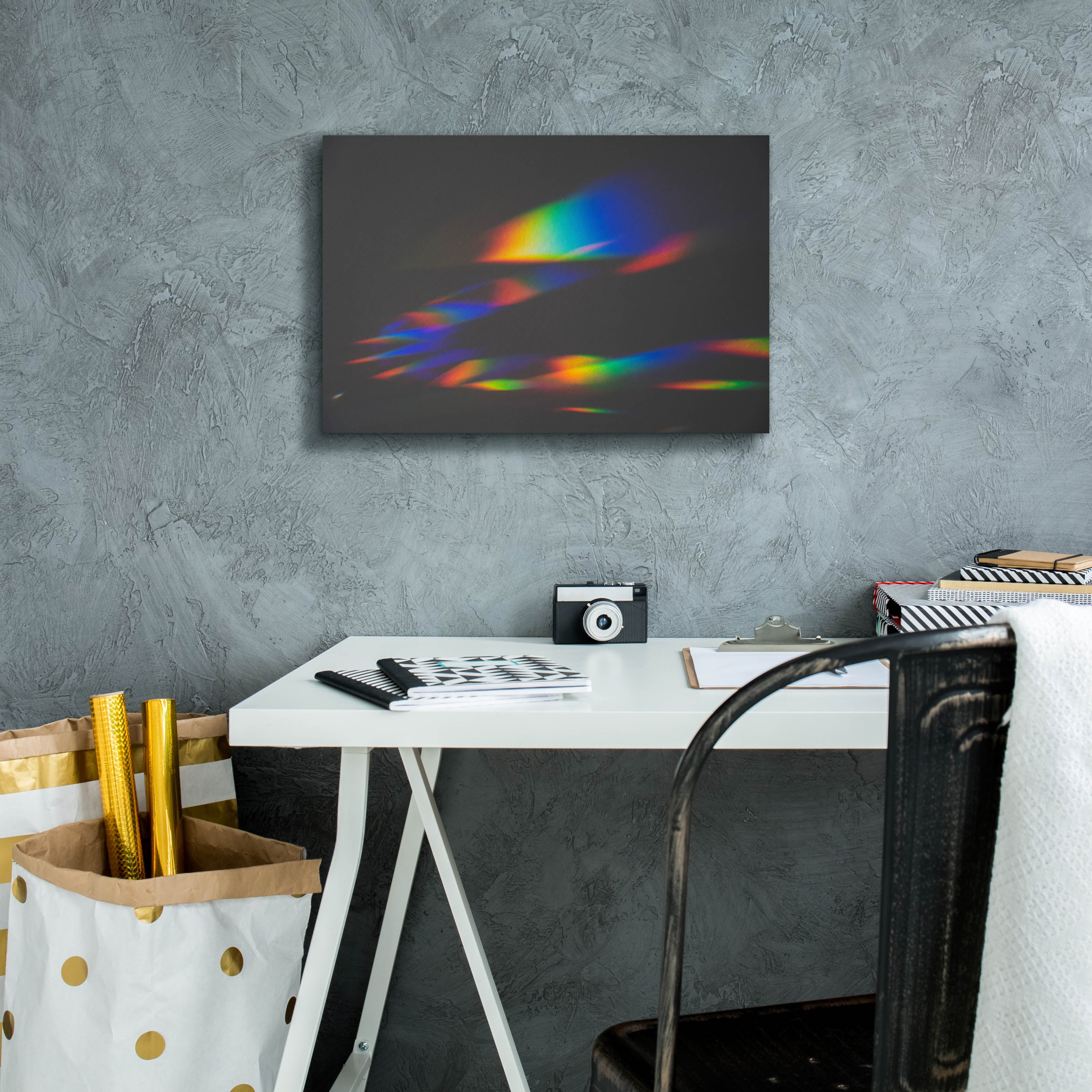 'Prism Rainbow 1' by Epic Portfolio, Canvas Wall Art,18 x 12