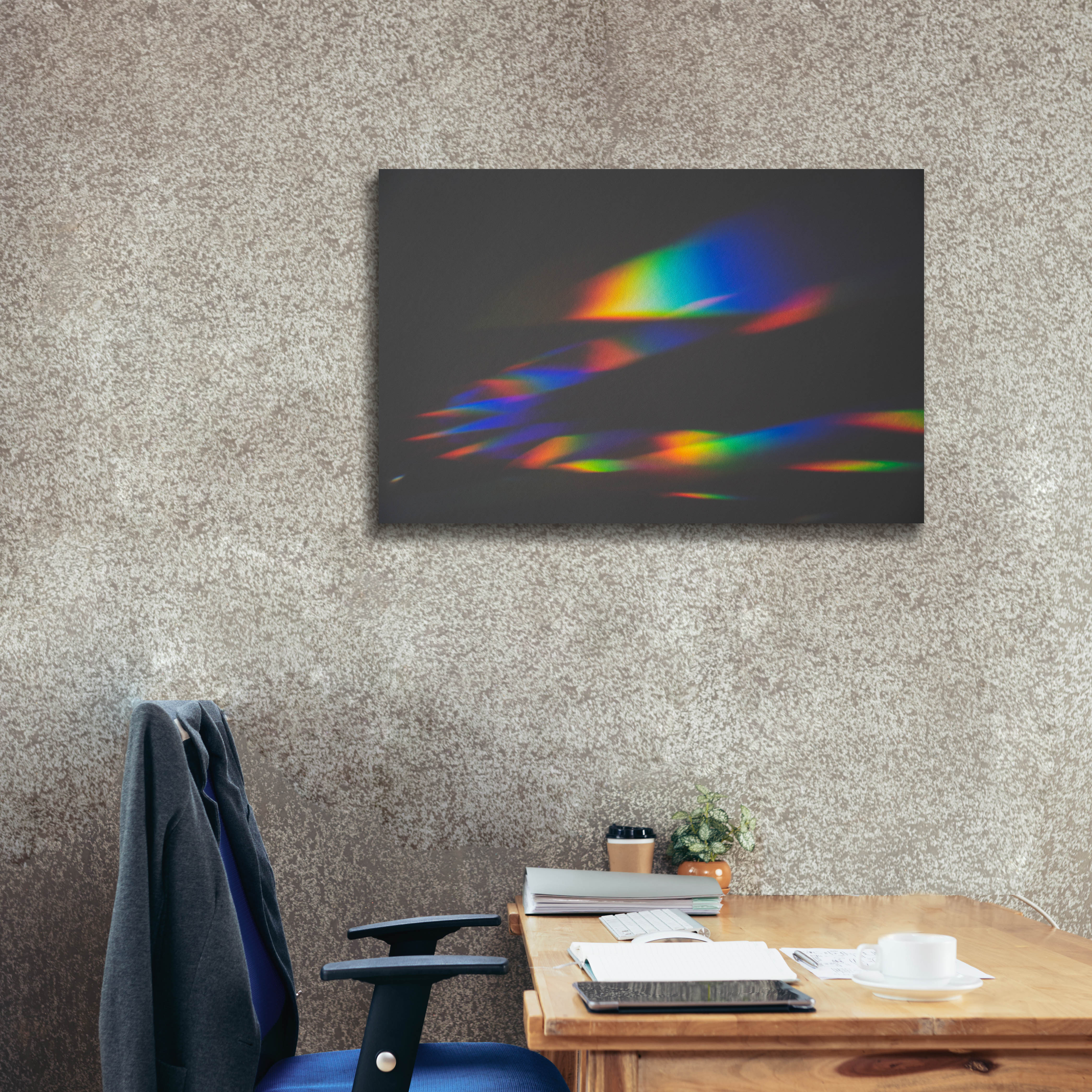 'Prism Rainbow 1' by Epic Portfolio, Canvas Wall Art,40 x 26
