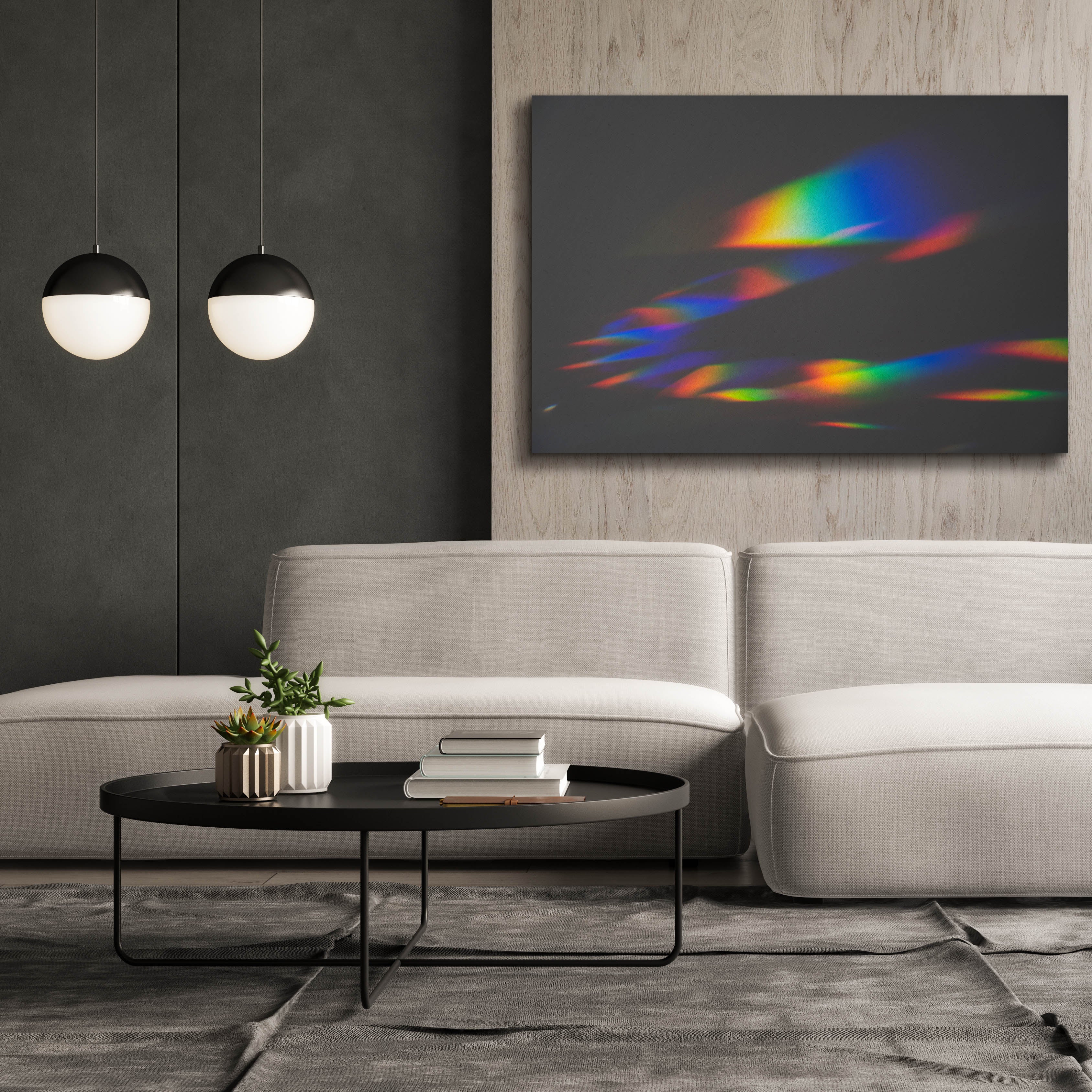 'Prism Rainbow 1' by Epic Portfolio, Canvas Wall Art,60 x 40