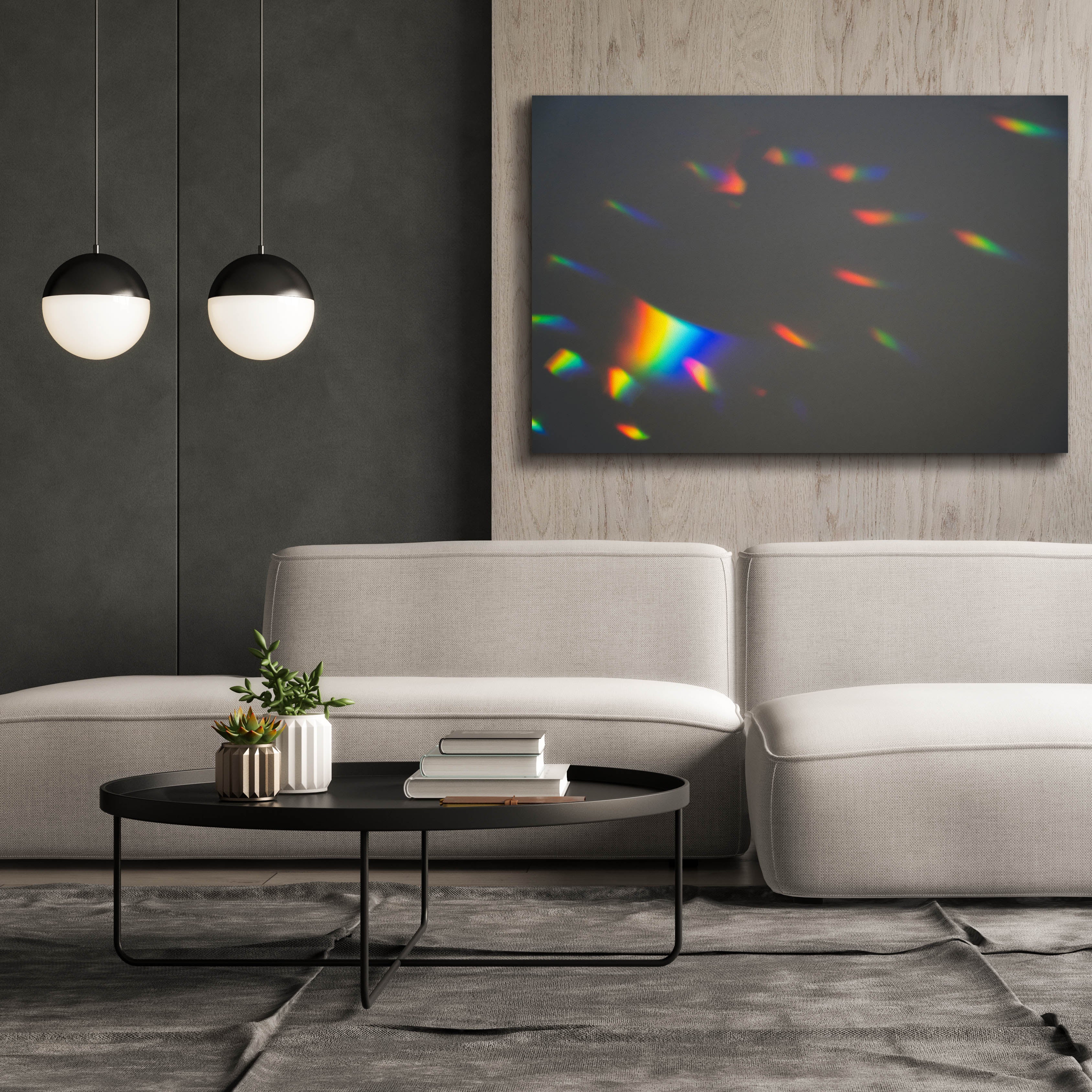 'Prism Rainbow 2' by Epic Portfolio, Canvas Wall Art,60 x 40