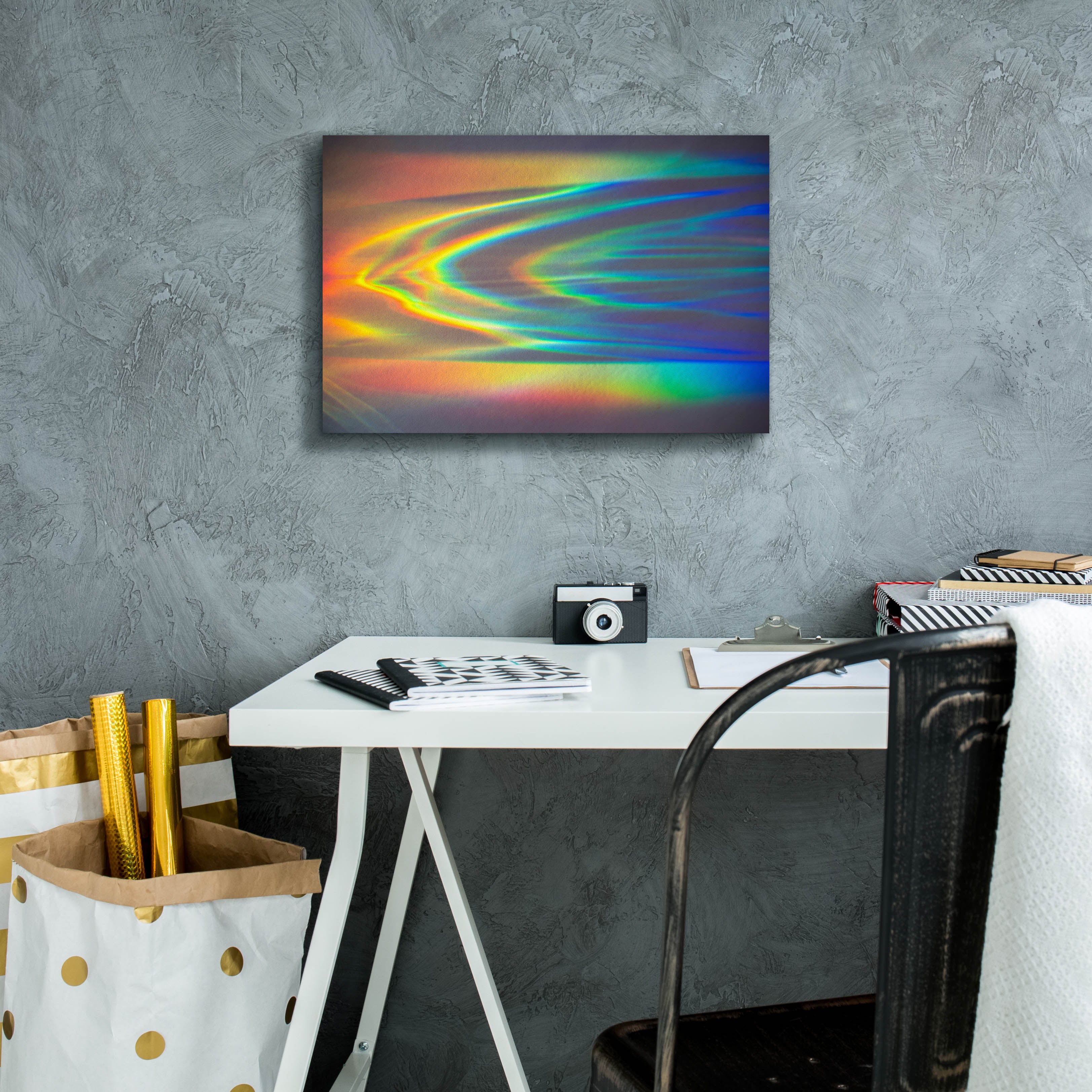'Prism Ocean' by Epic Portfolio, Canvas Wall Art,18 x 12
